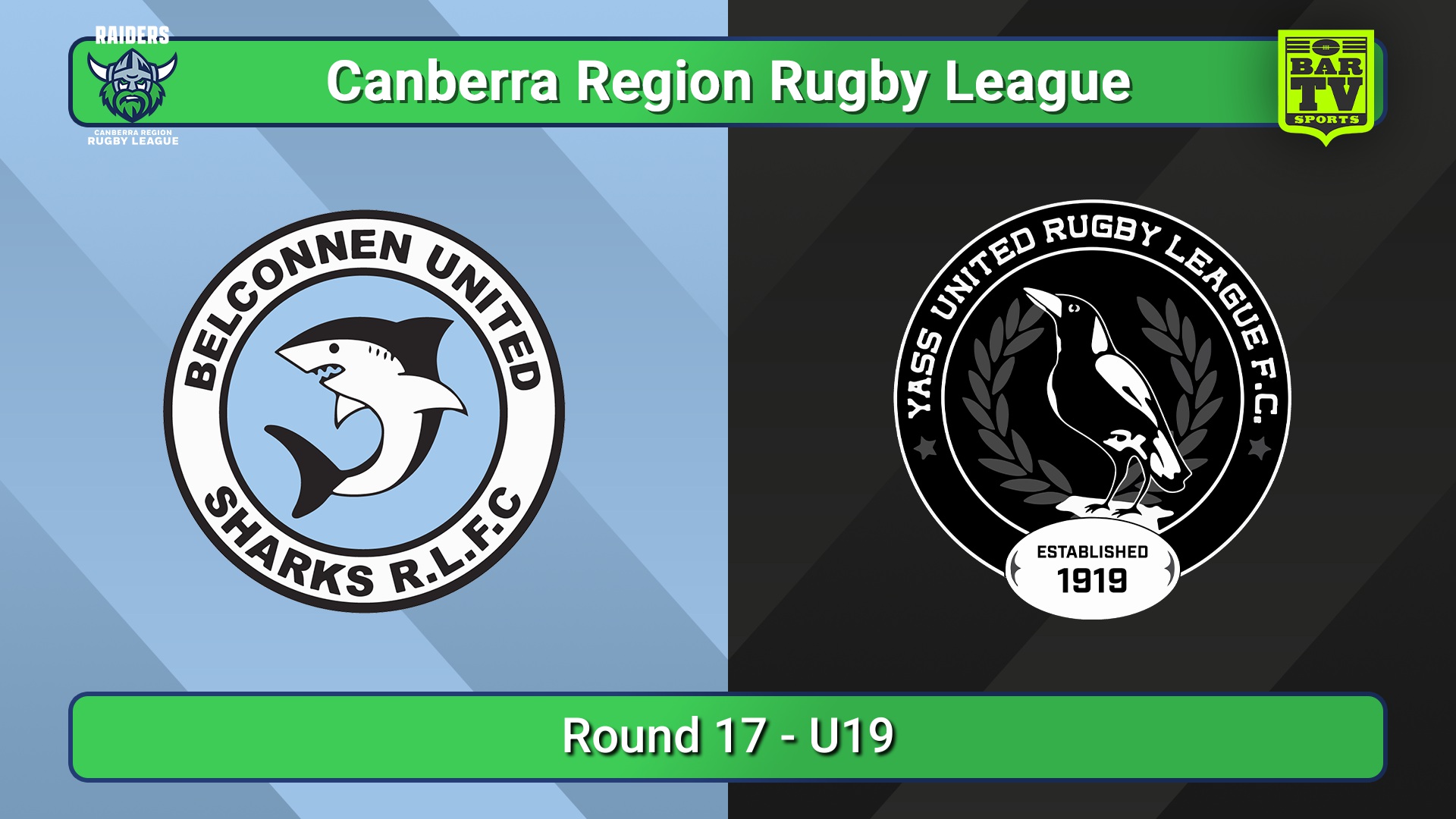 250809-video-Canberra Round 17 - U19 - Belconnen United Sharks v Yass Magpies Slate Image