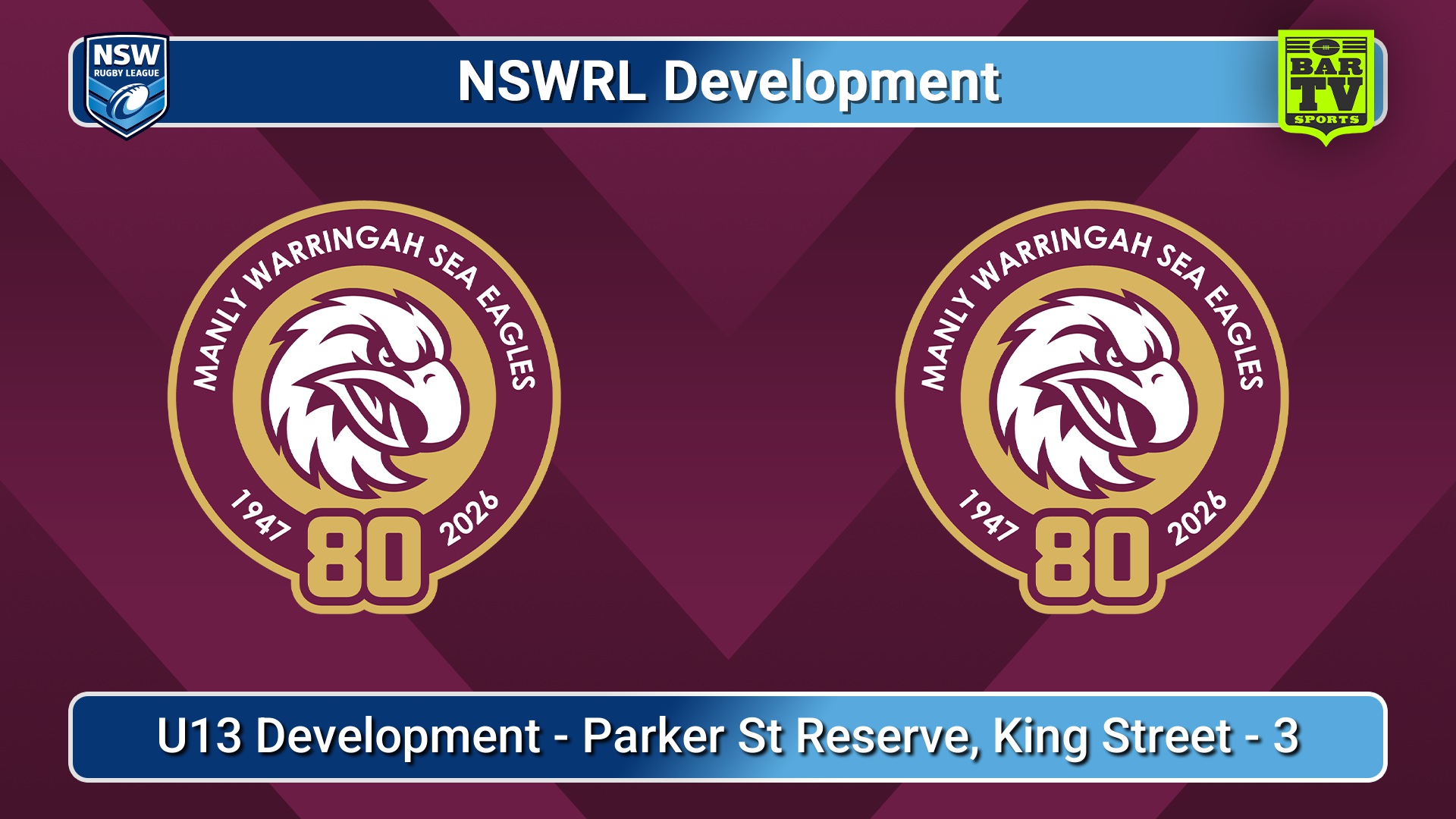 260716-video-NSWRL Development Game 39 - U13 Development - Manly Warringah Sea Eagles v Manly Warringah Sea Eagles Slate Image