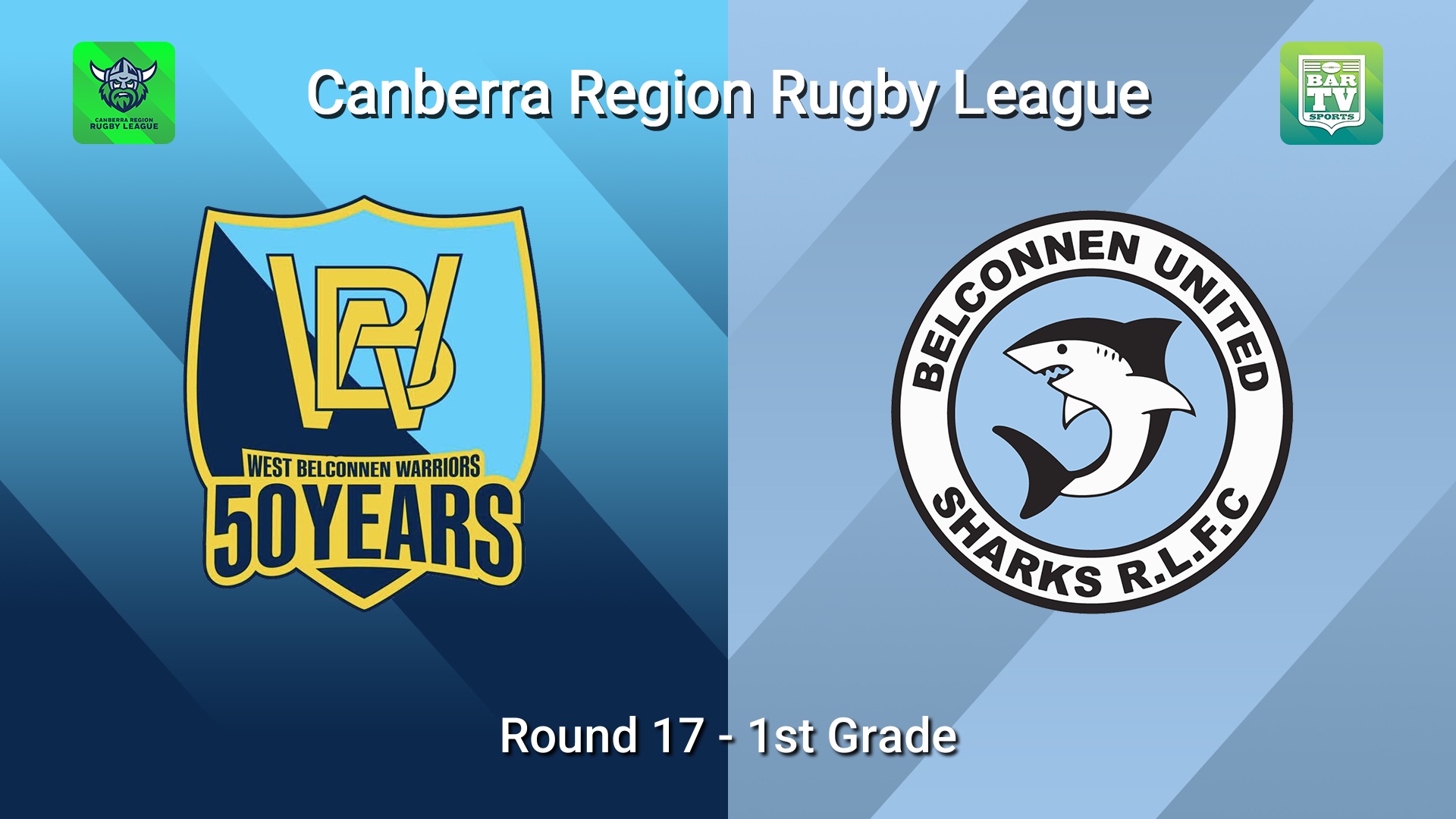 260815-video-Canberra Round 17 - 1st Grade - West Belconnen Warriors v Belconnen United Sharks Slate Image