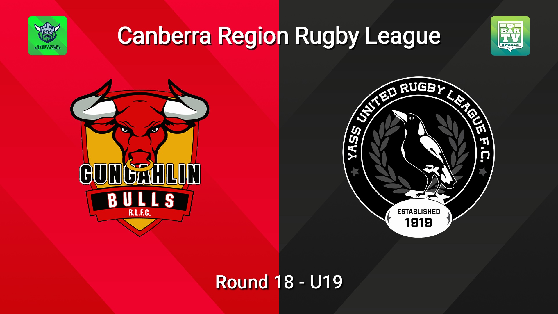 260822-video-Canberra Round 18 - U19 - Gungahlin Bulls v Yass Magpies Slate Image