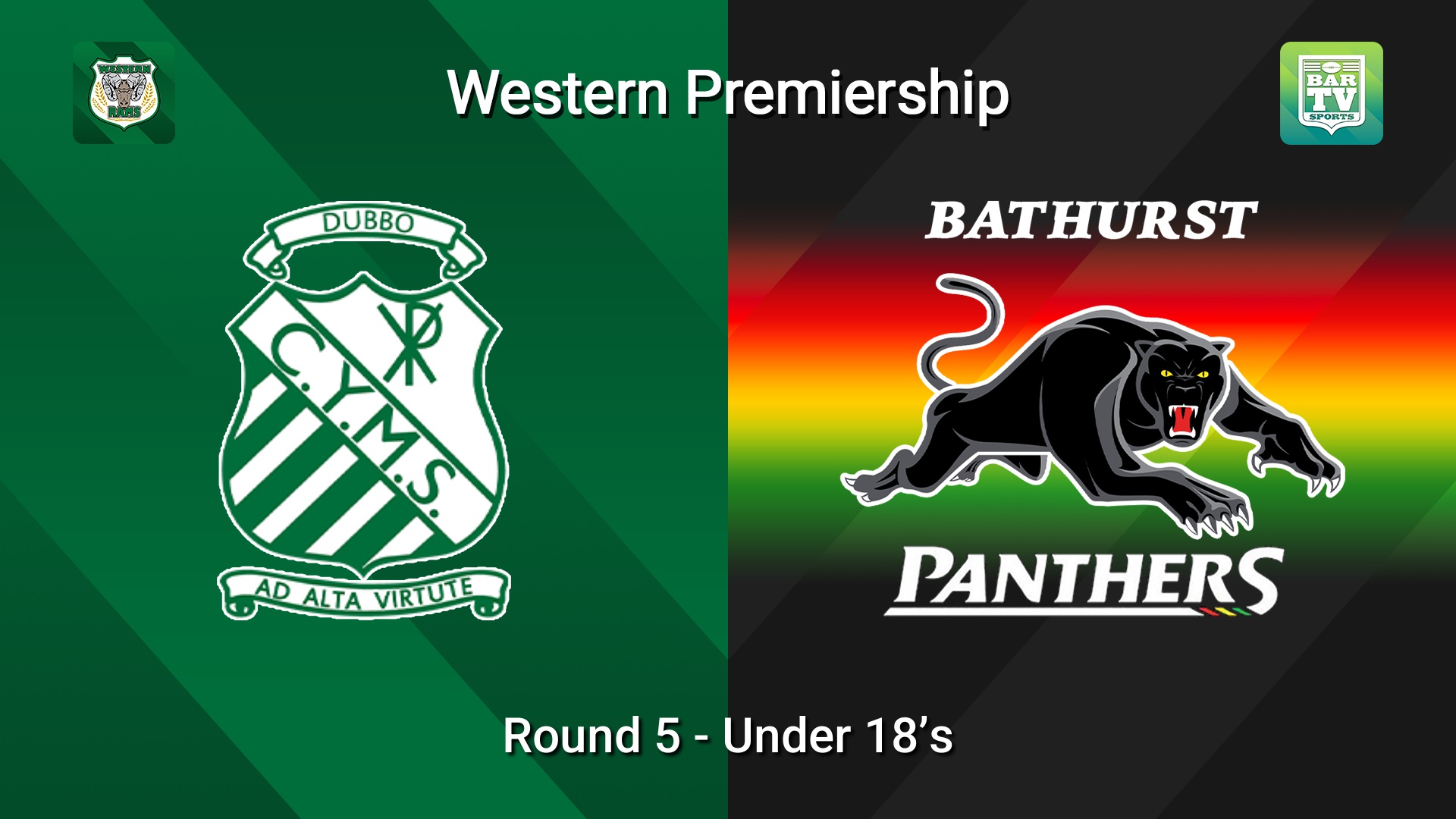 260517-video-Western Premiership Round 5 - Under 18’s - Dubbo CYMS v Bathurst Panthers Slate Image