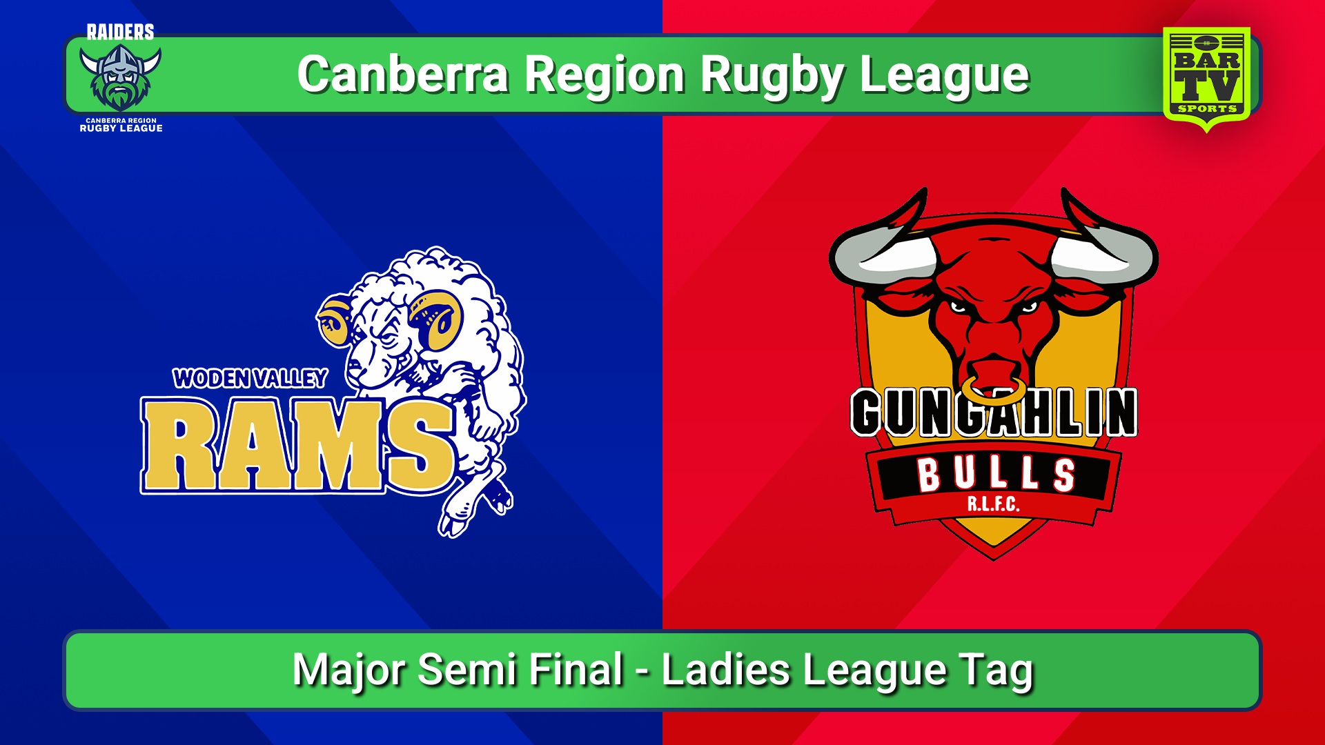 250830-video-Canberra Major Semi Final - Ladies League Tag - Woden Valley Rams v Gungahlin Bulls Slate Image