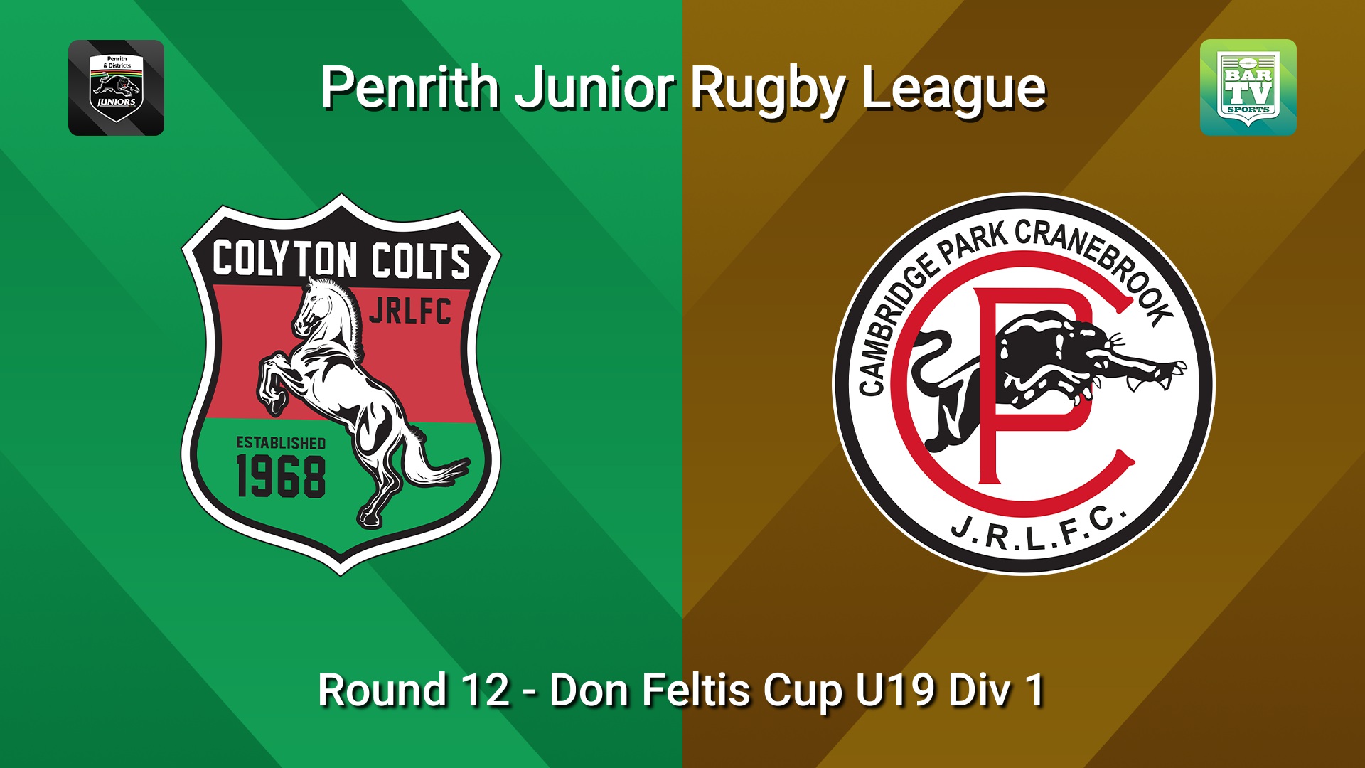 260719-video-Penrith & District Junior Rugby League Round 12 - Don Feltis Cup U19 Div 1 - Colyton v Cambridge Park Slate Image