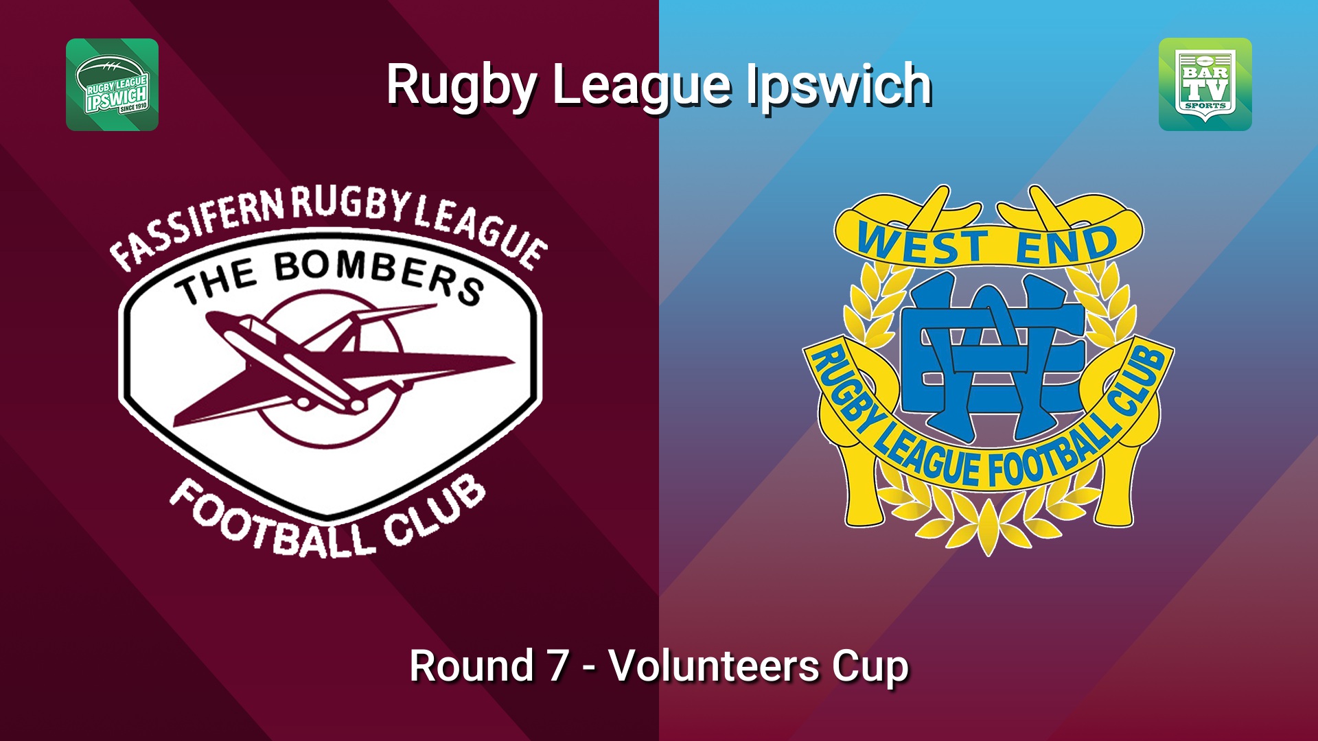 260517-video-Rugby League Ipswich Round 7 - Volunteers Cup - Fassifern Bombers v West End Slate Image
