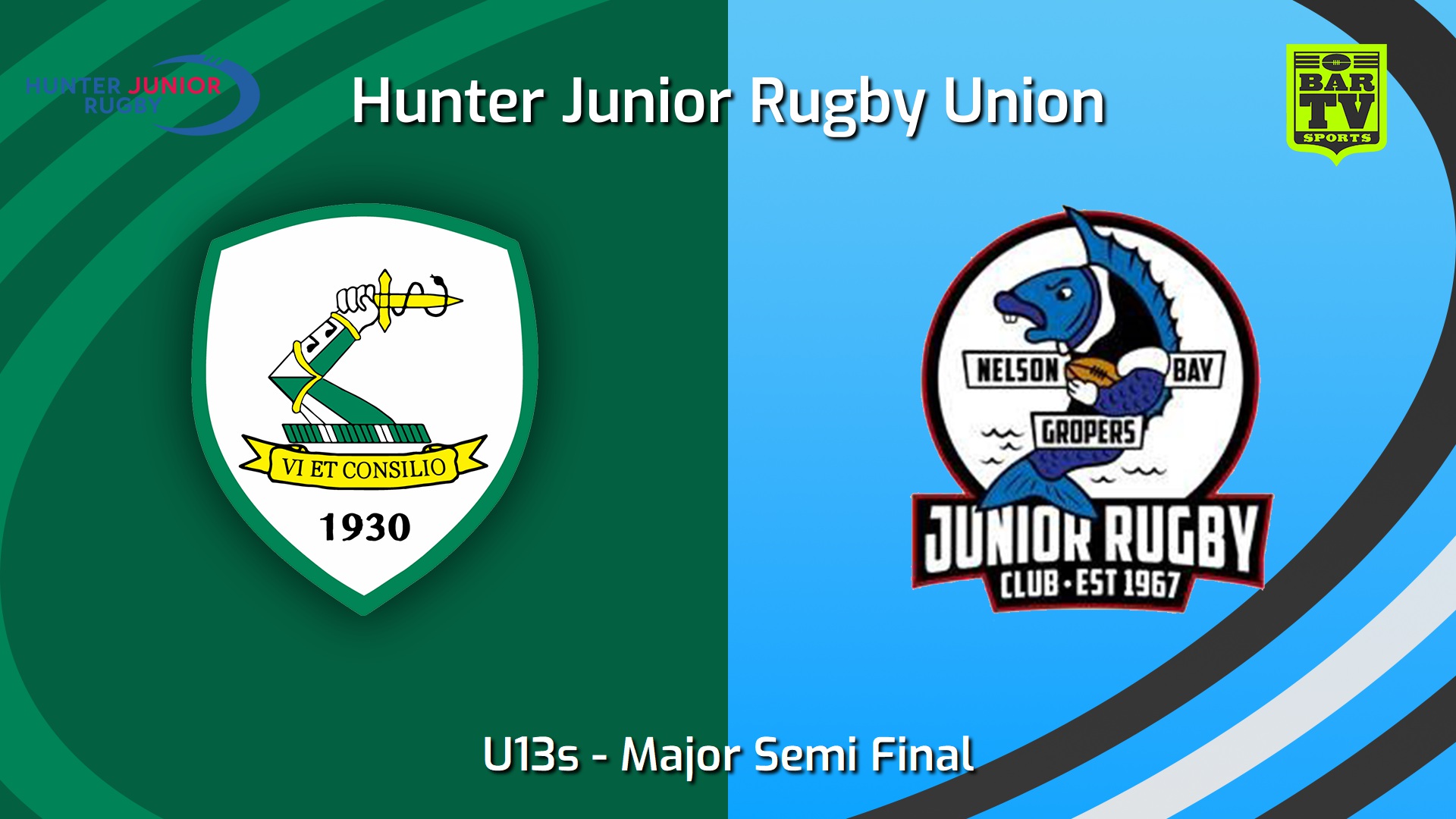 240831-video-Hunter Junior Rugby Union Major Semi Final - U13s - Merewether Carlton Green v Nelson Bay Gropers Slate Image