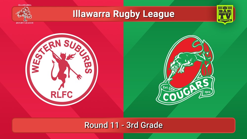 250727-video-Illawarra Round 11 - 3rd Grade - West Lowries v Corrimal Cougars Slate Image