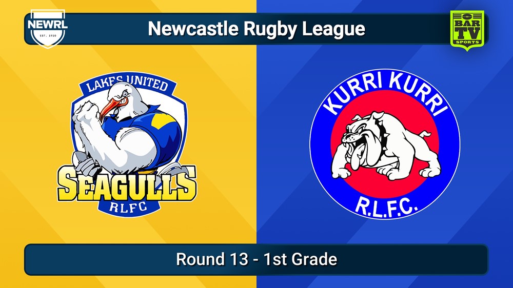 250712-video-Newcastle RL Round 13 - 1st Grade - Lakes United Seagulls v Kurri Kurri Bulldogs Slate Image