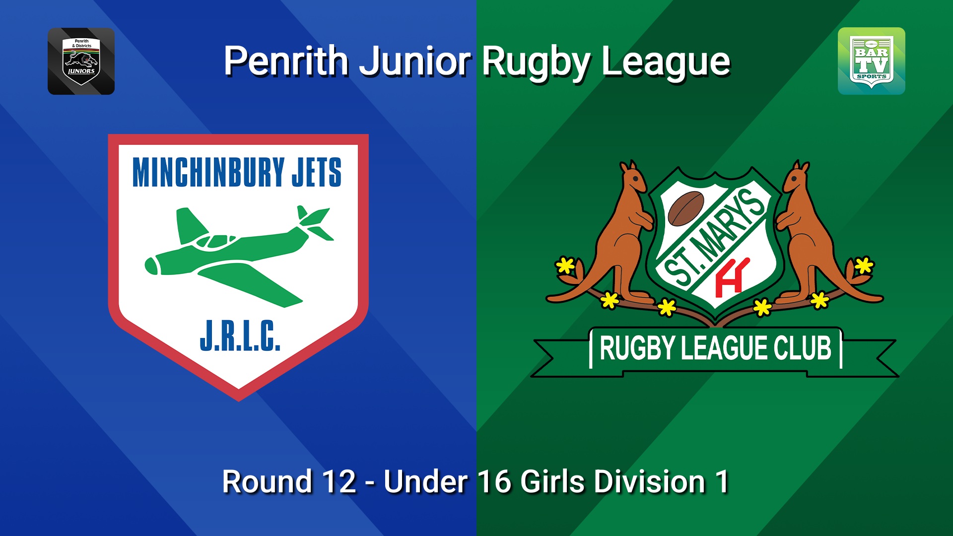 260718-video-Penrith & District Junior Rugby League Round 12 - Under 16 Girls Division 1 - Minchinbury v St Marys Slate Image
