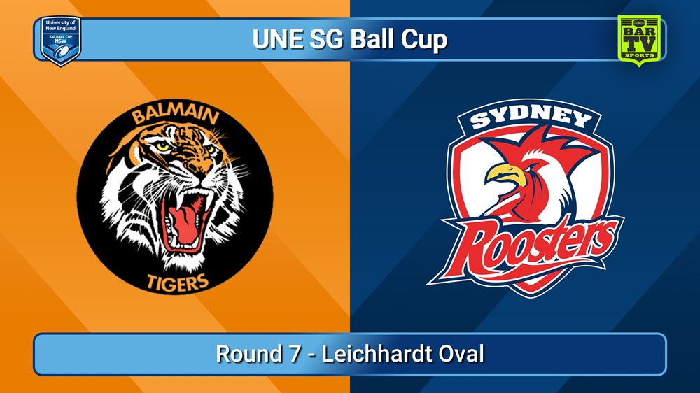 250323-video-UNE SG Ball Cup Round 7 - Balmain Tigers v Sydney Roosters Slate Image