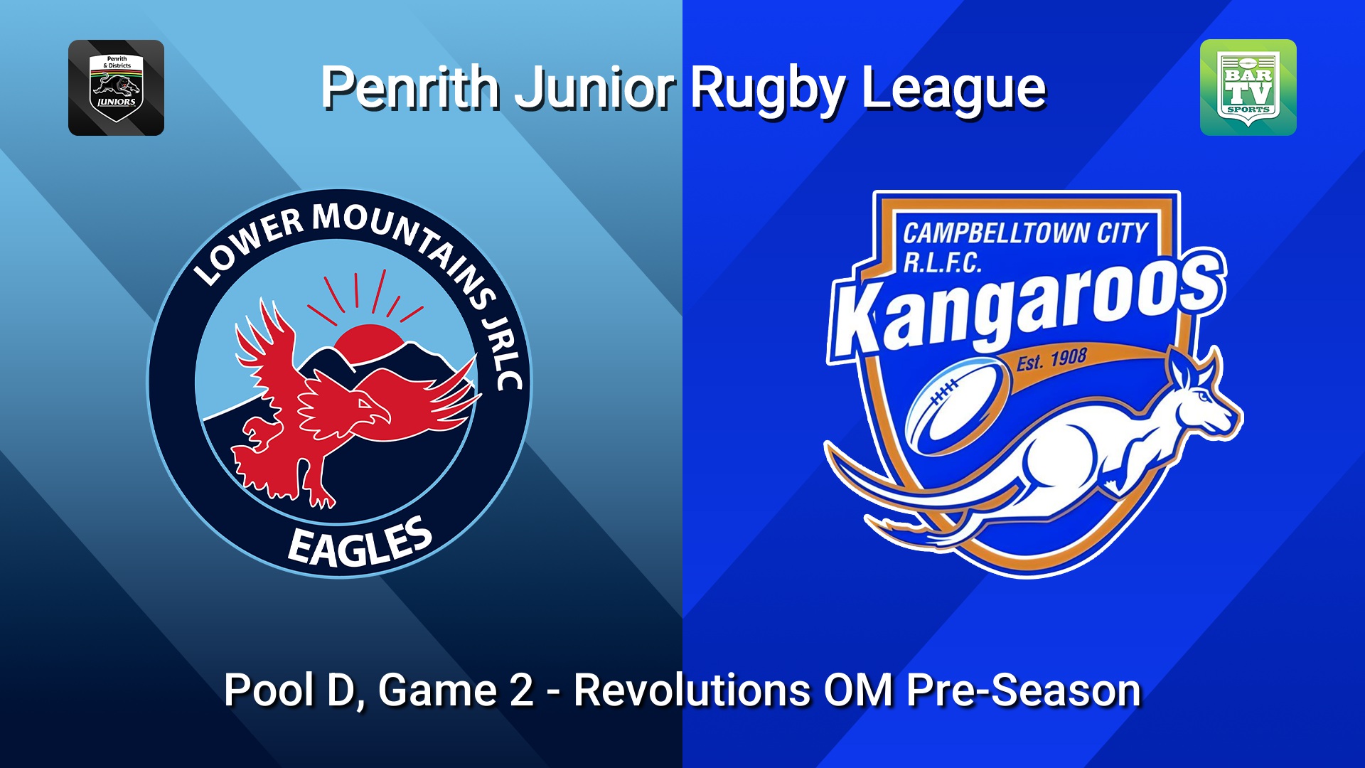 260321-video-Penrith & District Junior Rugby League Pool D, Game 2 - Revolutions OM Pre-Season - Lower Mountains v Campbelltown City Kangaroos Slate Image