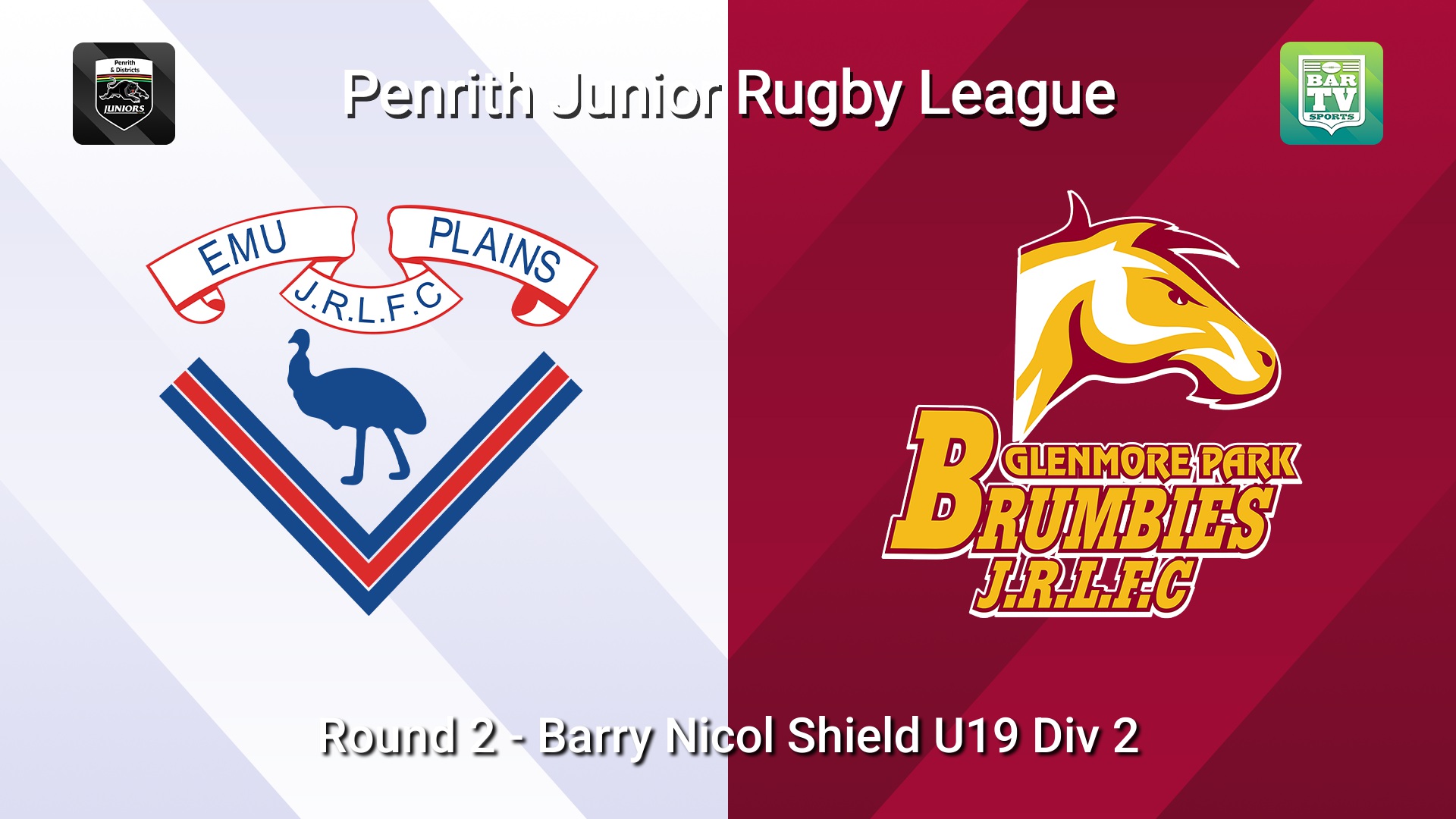 260410-video-Penrith & District Junior Rugby League Round 2 - Barry Nicol Shield U19 Div 2 - Emu Plains v Glenmore Park Minigame Slate Image
