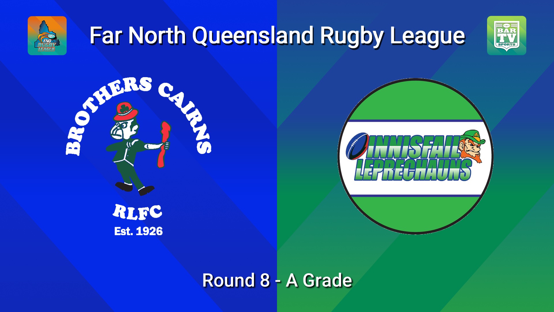 260523-video-FNQ Rugby League Round 8 - Kenfrost Homes A Grade - Cairns Brothers  v Innisfail Leprechauns  Slate Image