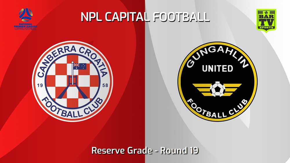 240818-video-NPL Women - Reserve Grade - Capital Football Round 19 - Canberra Croatia FC W v Gungahlin United FC W Slate Image