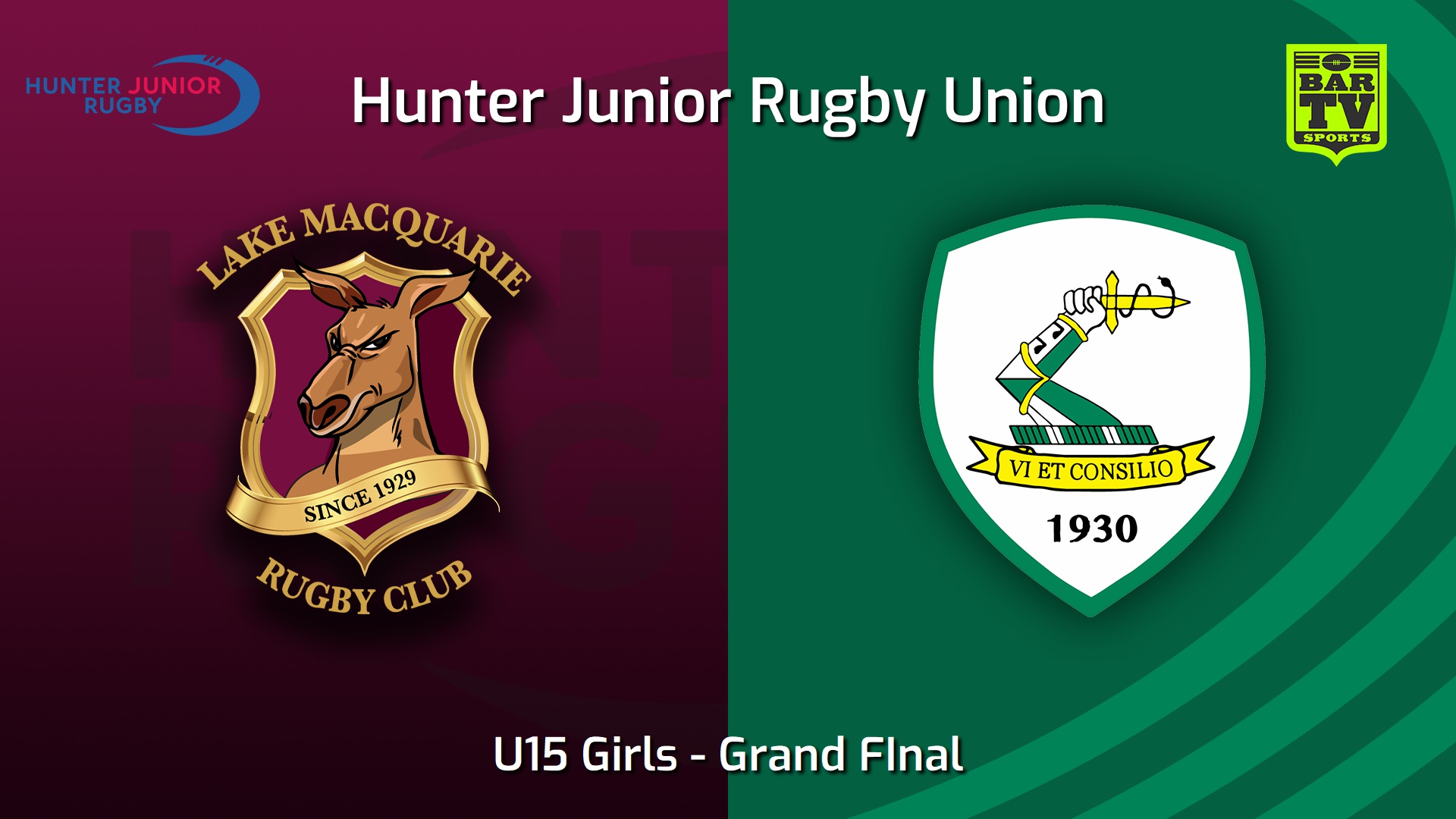 250919-video-Hunter Junior Rugby Union Grand FInal - U15 Girls - Lake Macquarie v Merewether Carlton Slate Image