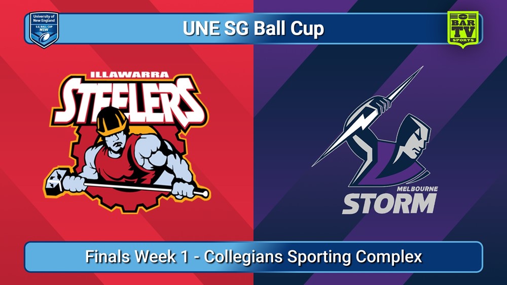 250413-video-UNE SG Ball Cup Finals Week 1 - Illawarra Steelers v Melbourne Storm Slate Image