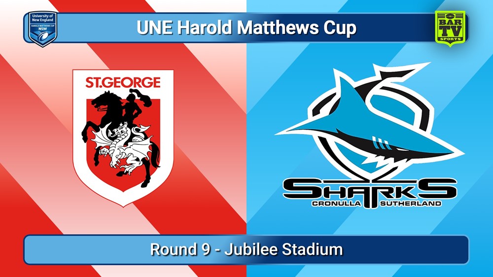 250405-video-UNE Harold Matthews Cup Round 9 - St George Dragons v Cronulla-Sutherland Sharks Slate Image