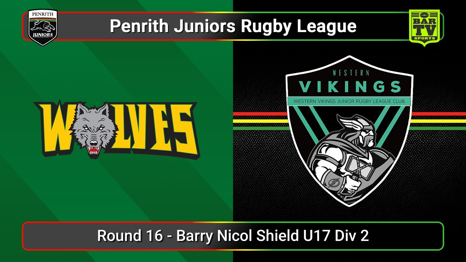 250809-video-Penrith & District Junior Rugby League Round 16 - Barry Nicol Shield U17 Div 2 - Windsor Wolves v Western Vikings Slate Image
