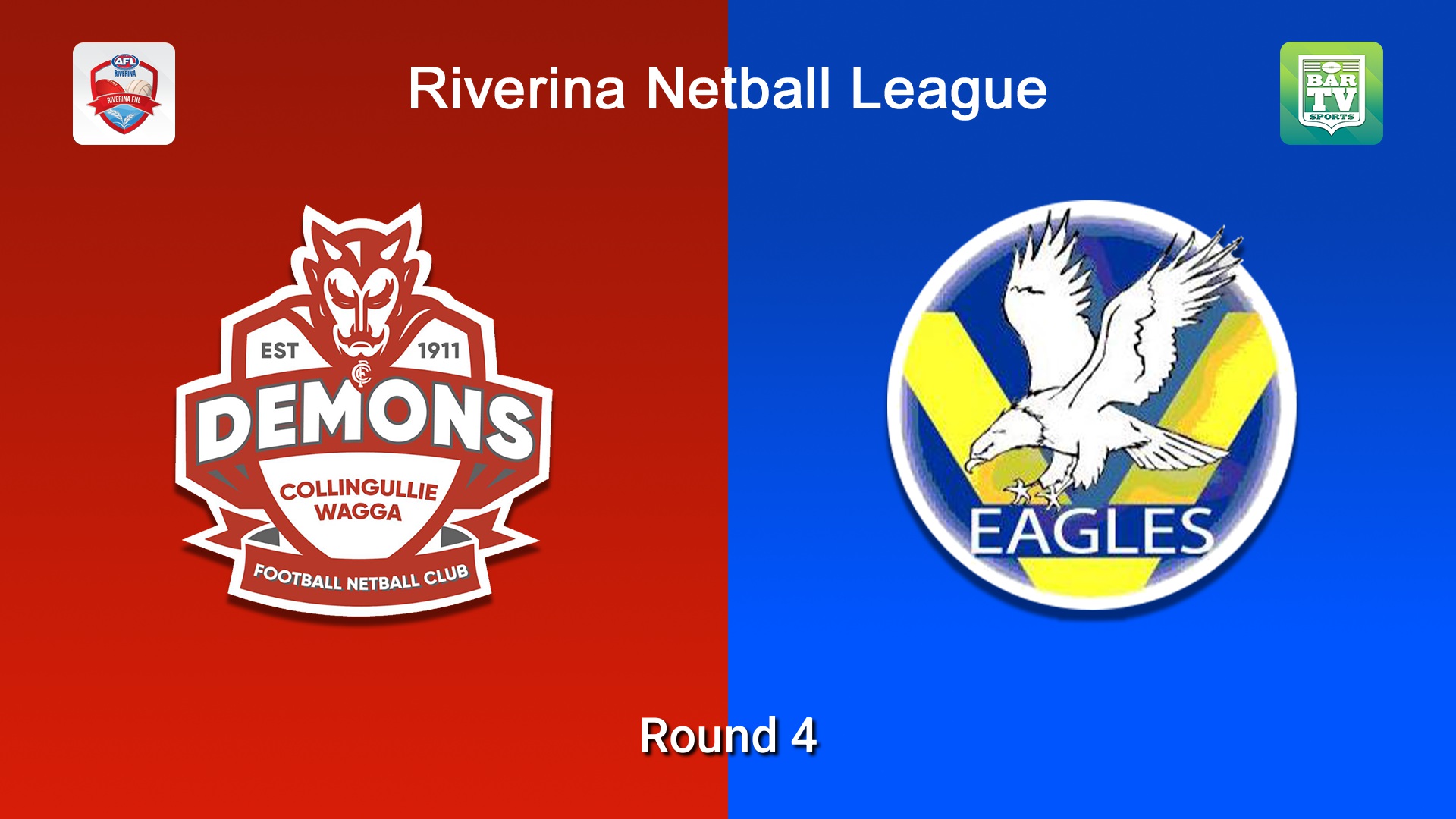 260502-video-Riverina Netball League Round 4 - A Grade - Collingullie Wagga Demons v Narrandera Eagles Minigame Slate Image