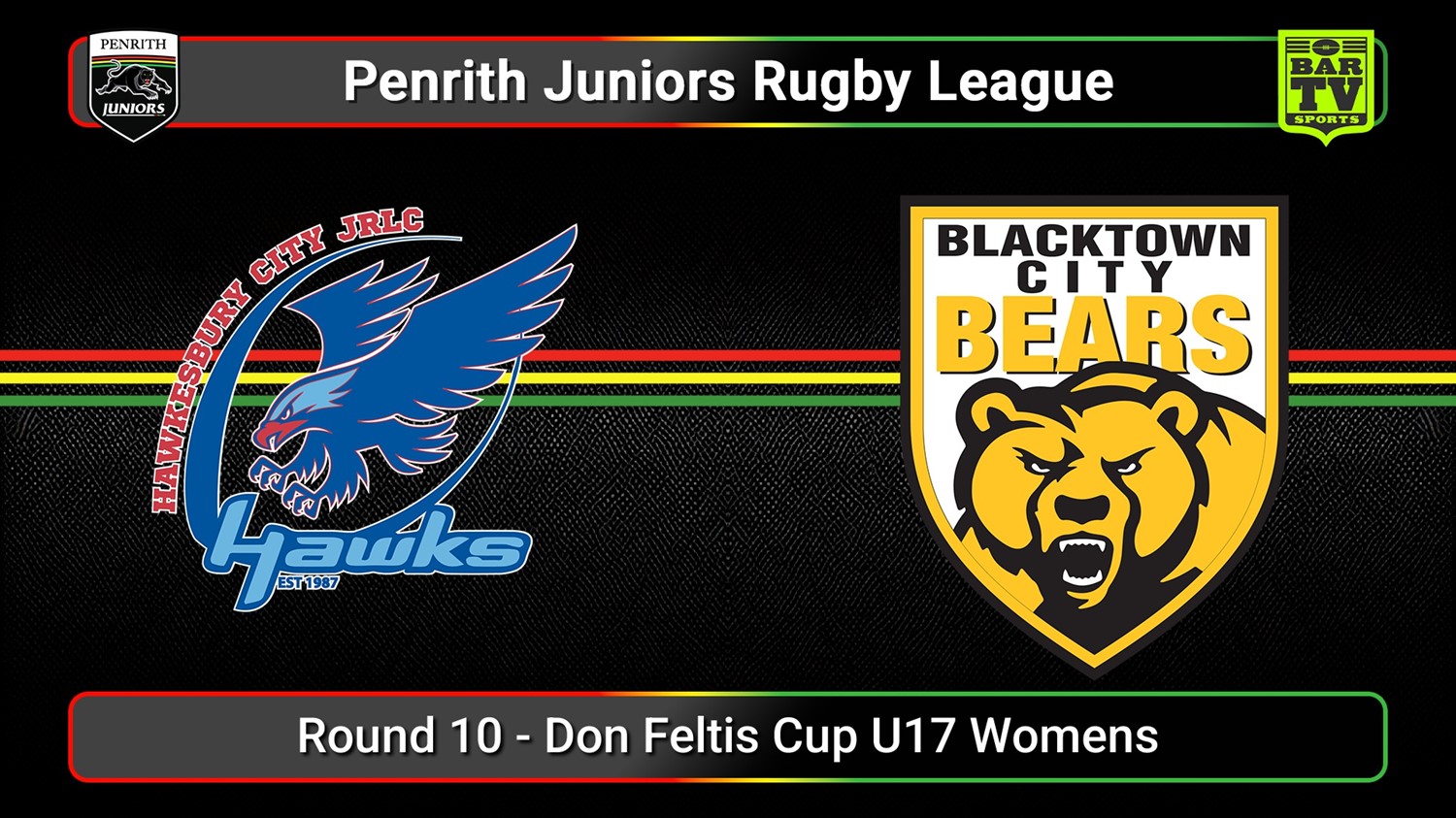 250628-video-Penrith & District Junior Rugby League Round 10 - Don Feltis Cup U17 Womens - Hawkesbury City v Blacktown City Slate Image