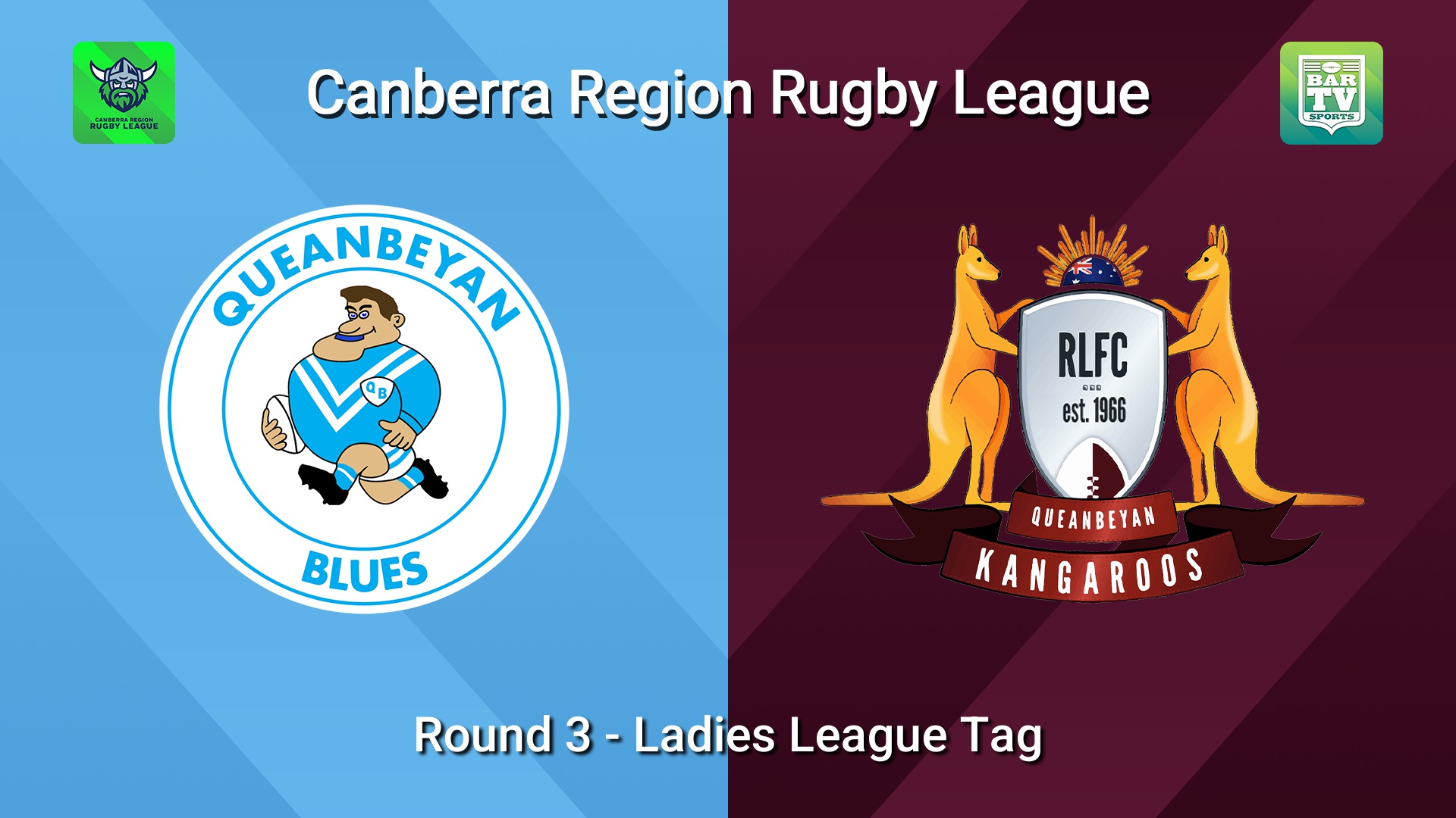 260502-video-Canberra Round 3 - Ladies League Tag - Queanbeyan Blues v Queanbeyan Kangaroos Slate Image