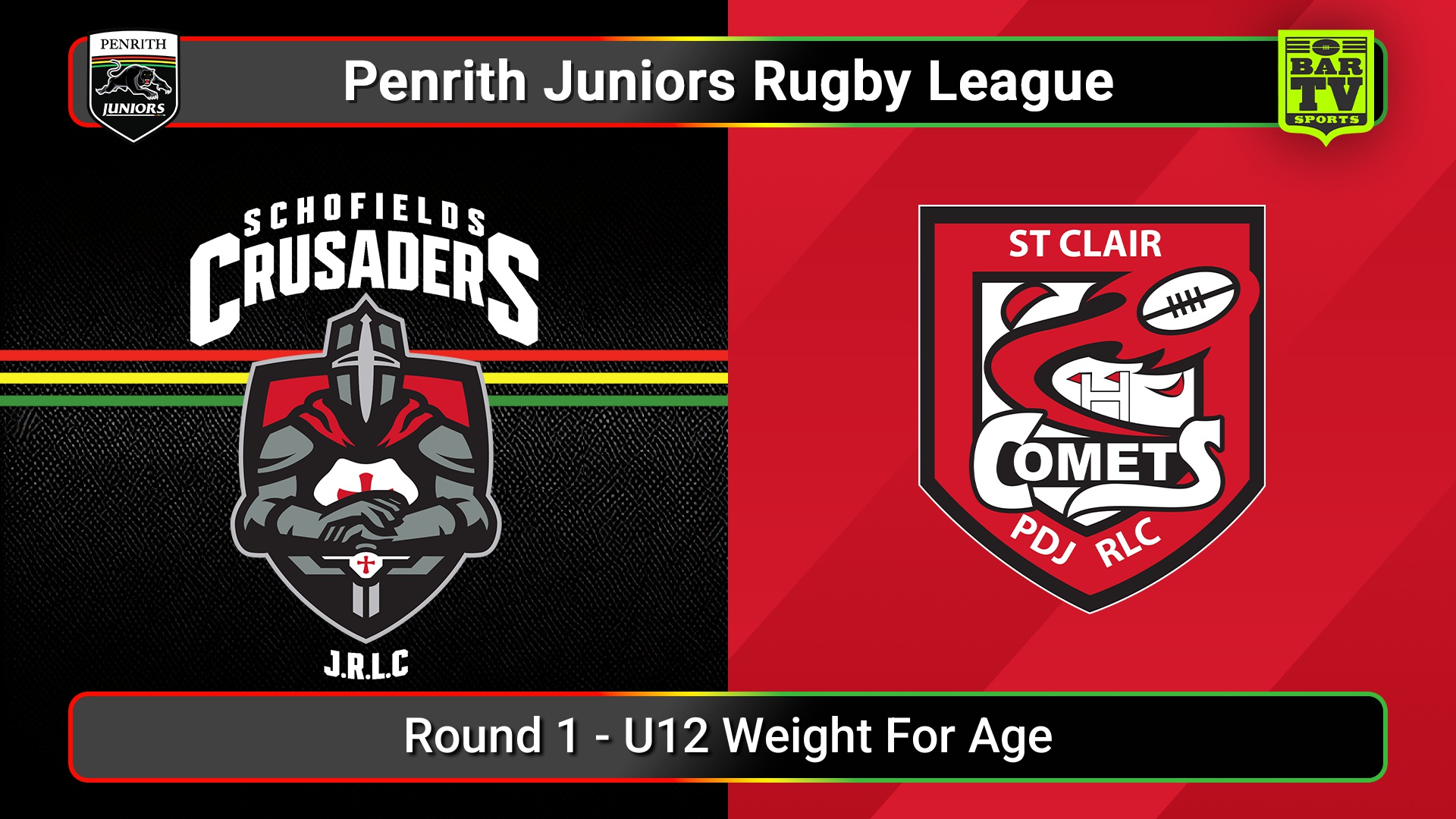 250615-video-Penrith & District Junior Rugby League Round 1 - U12 Weight For Age - Schofields Crusaders v St Clair Slate Image
