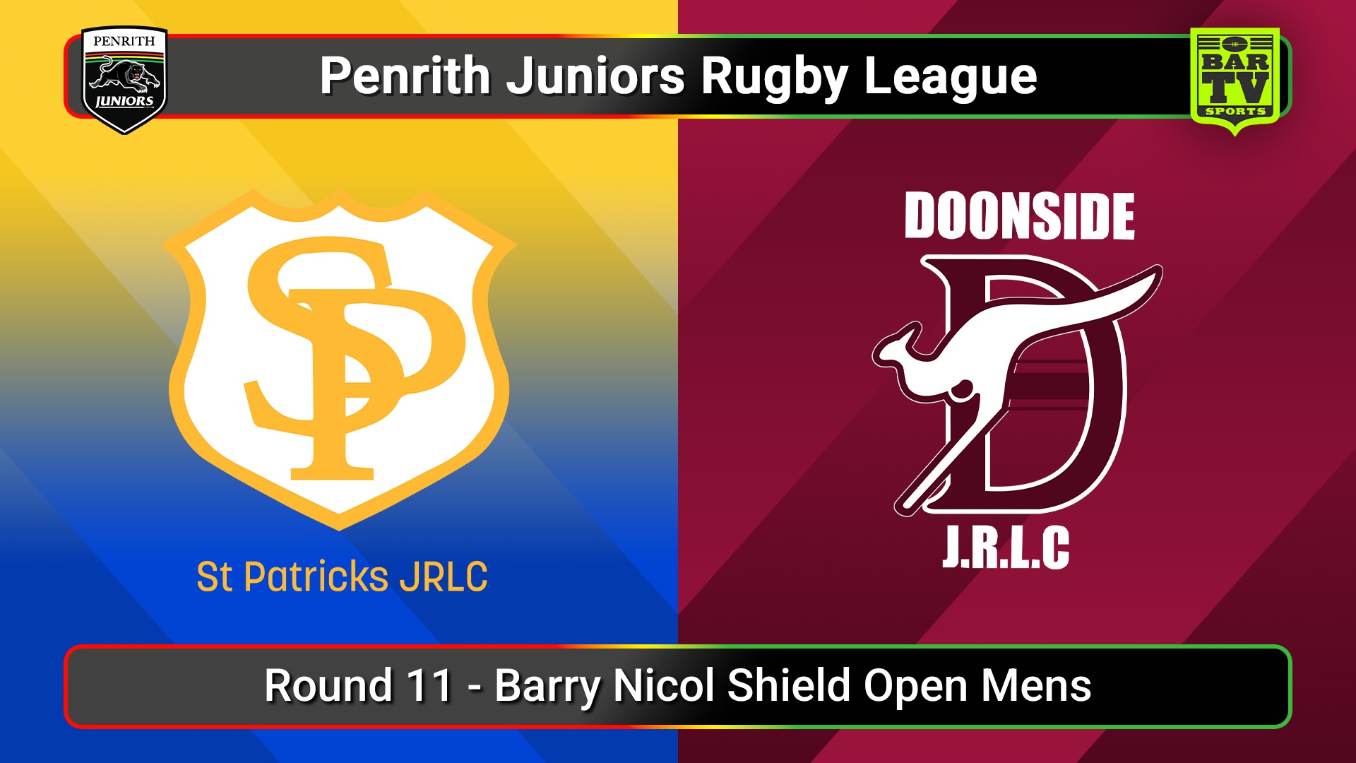 250628-video-Penrith & District Junior Rugby League Round 11 - Barry Nicol Shield Open Mens - St Patricks v Doonside Slate Image