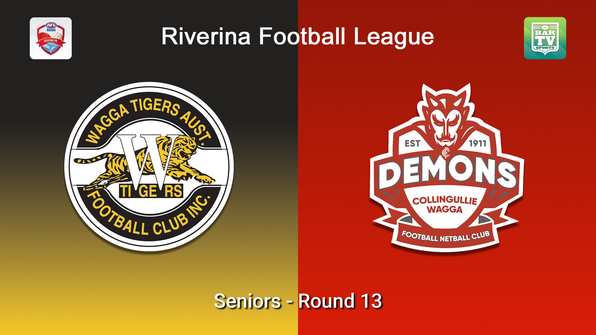 260711-video-Riverina Football League Round 13 - Seniors - Wagga Tigers v Collingullie Wagga Demons Slate Image