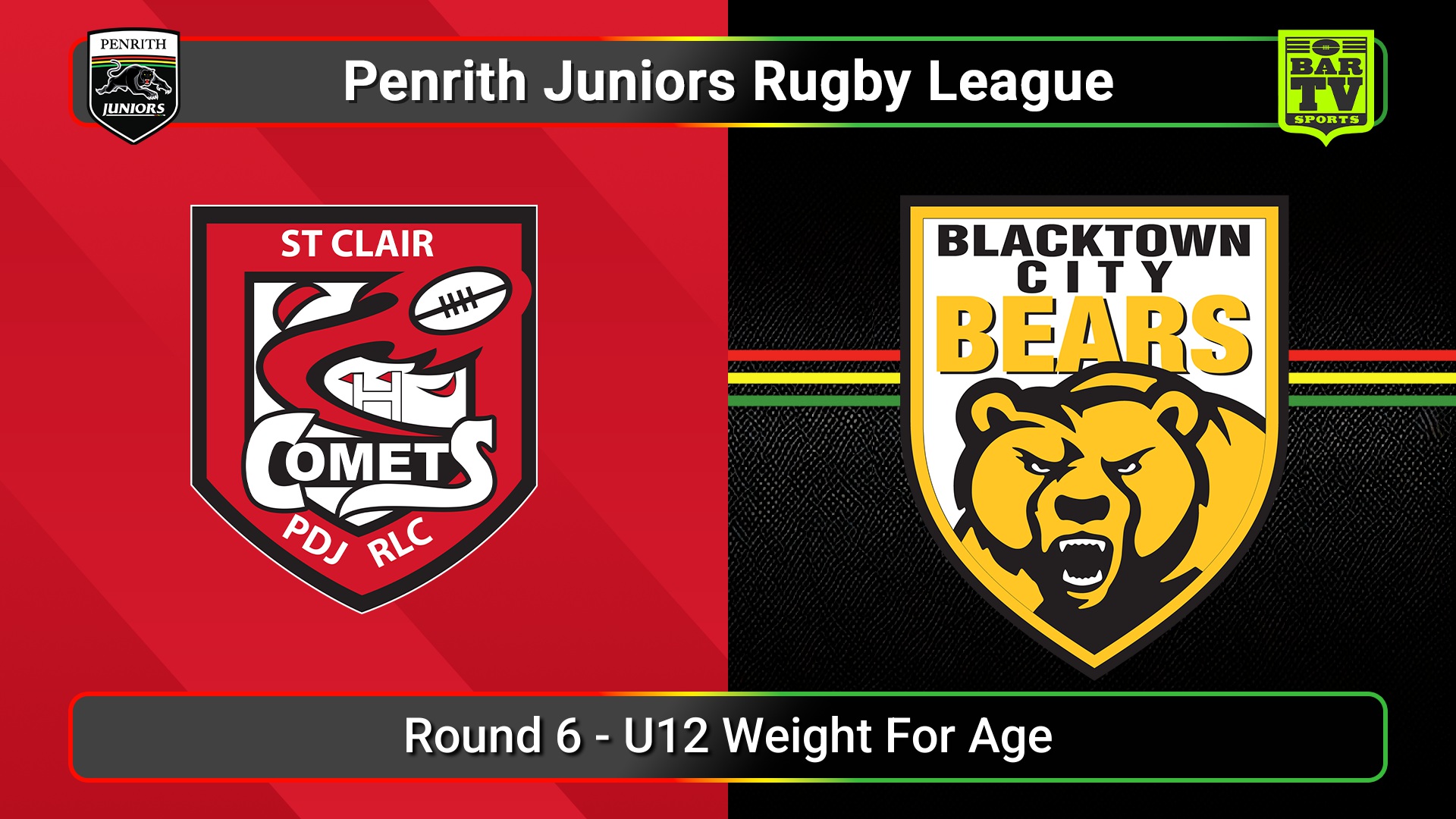 250720-video-Penrith & District Junior Rugby League Round 6 - U12 Weight For Age - St Clair v Blacktown City Slate Image