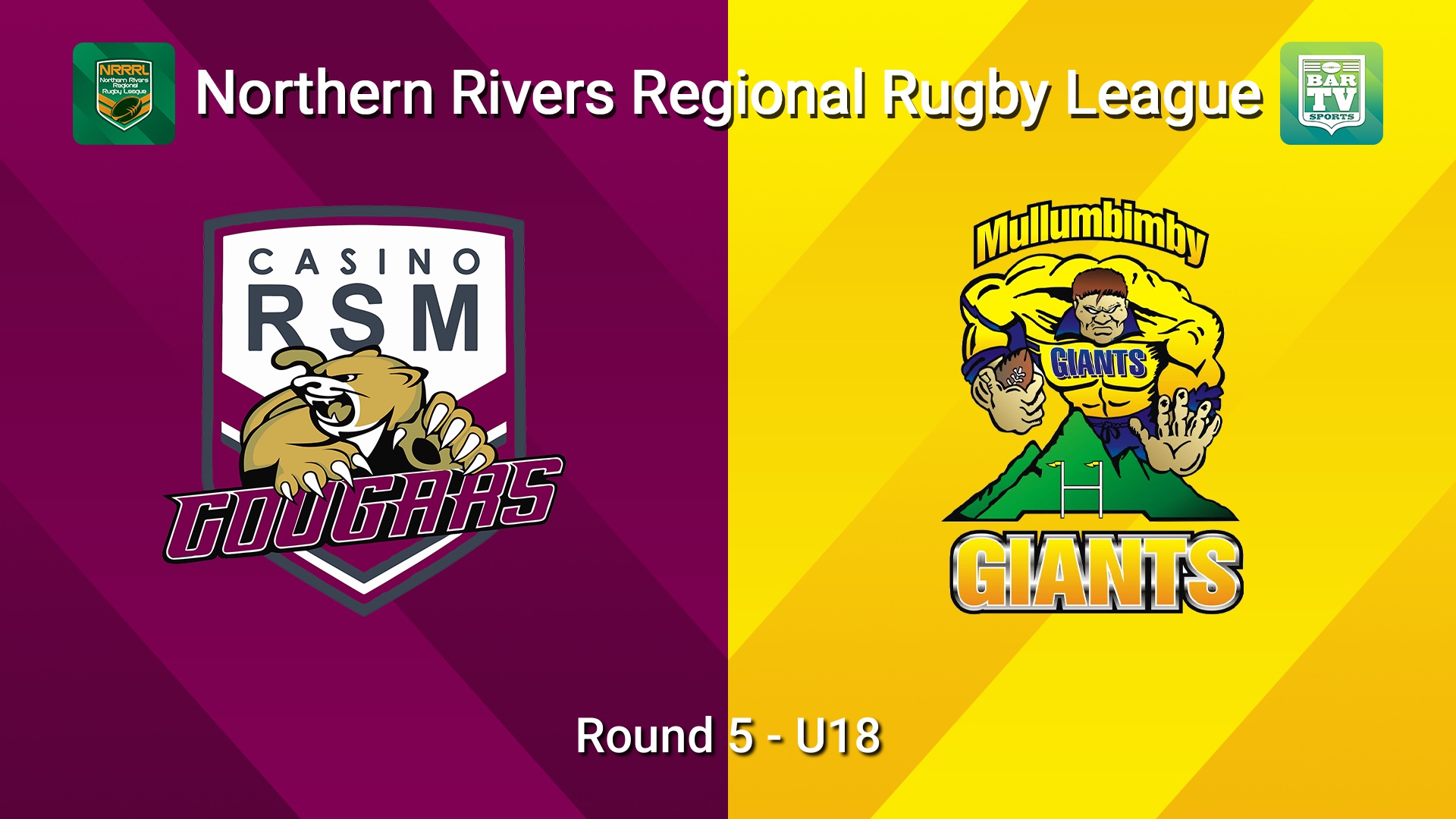 260517-video-Northern Rivers Round 5 - U18 - Casino RSM Cougars v Mullumbimby Giants Minigame Slate Image