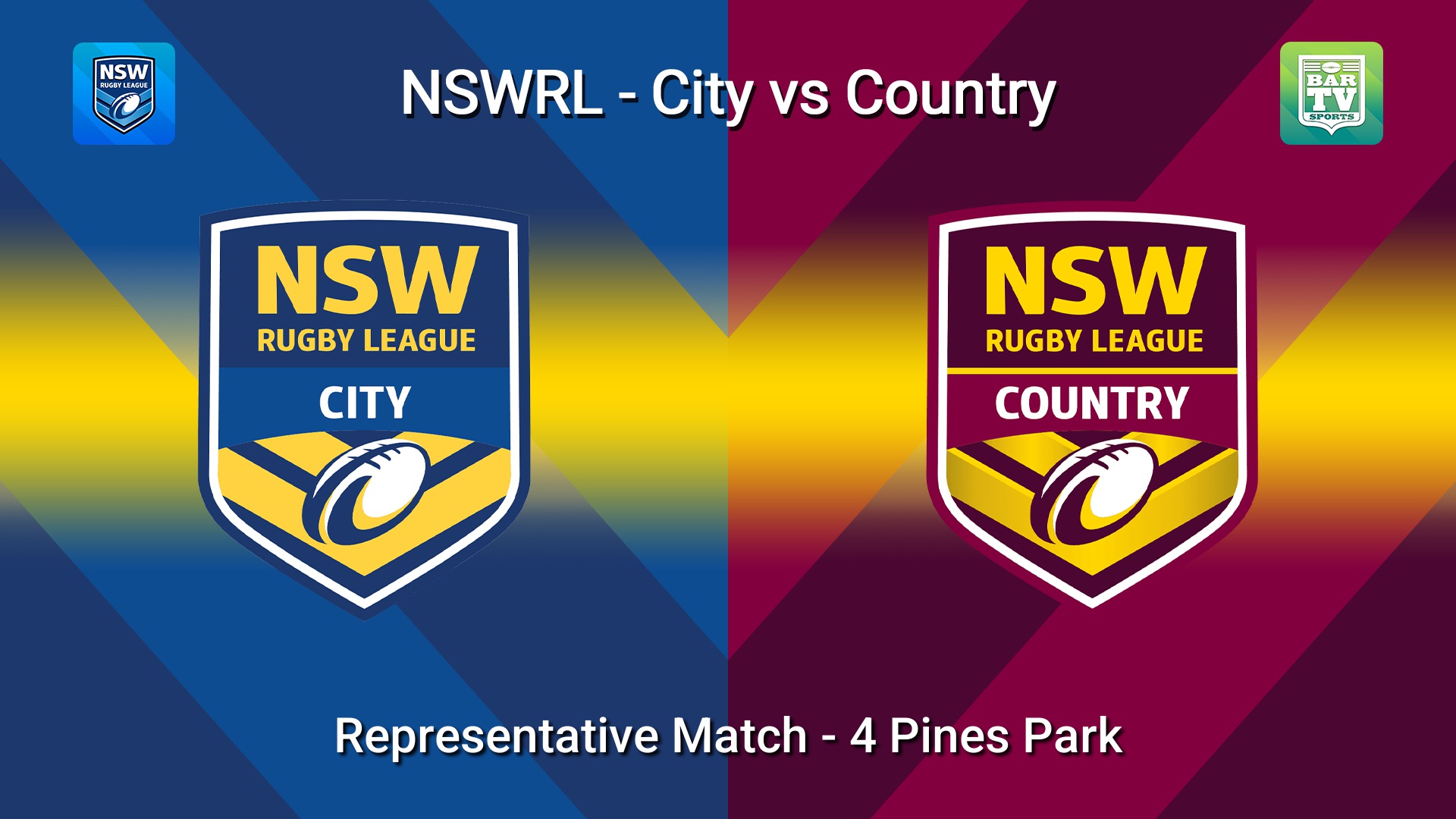 260516-video-NSWRL Country v City Representative Match - Under 16's - NSWRL City v NSWRL Country Slate Image