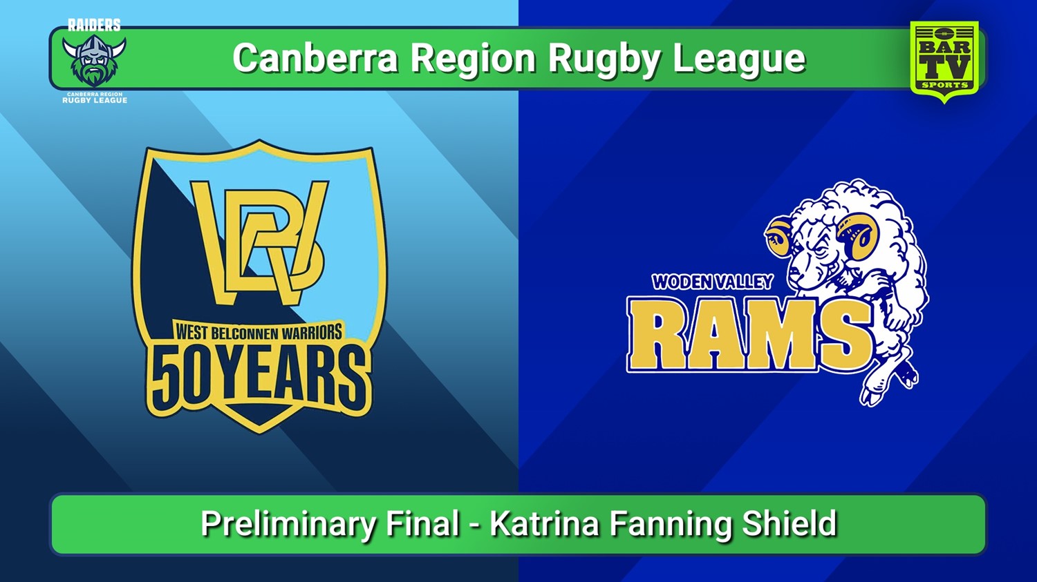 250907-video-Canberra Preliminary Final - Katrina Fanning Shield - West Belconnen Warriors v Woden Valley Rams Slate Image
