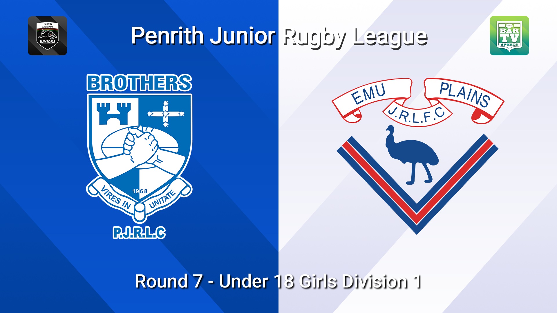 260613-video-Penrith & District Junior Rugby League Round 7 - Under 18 Girls Division 1 - Brothers v Emu Plains Slate Image