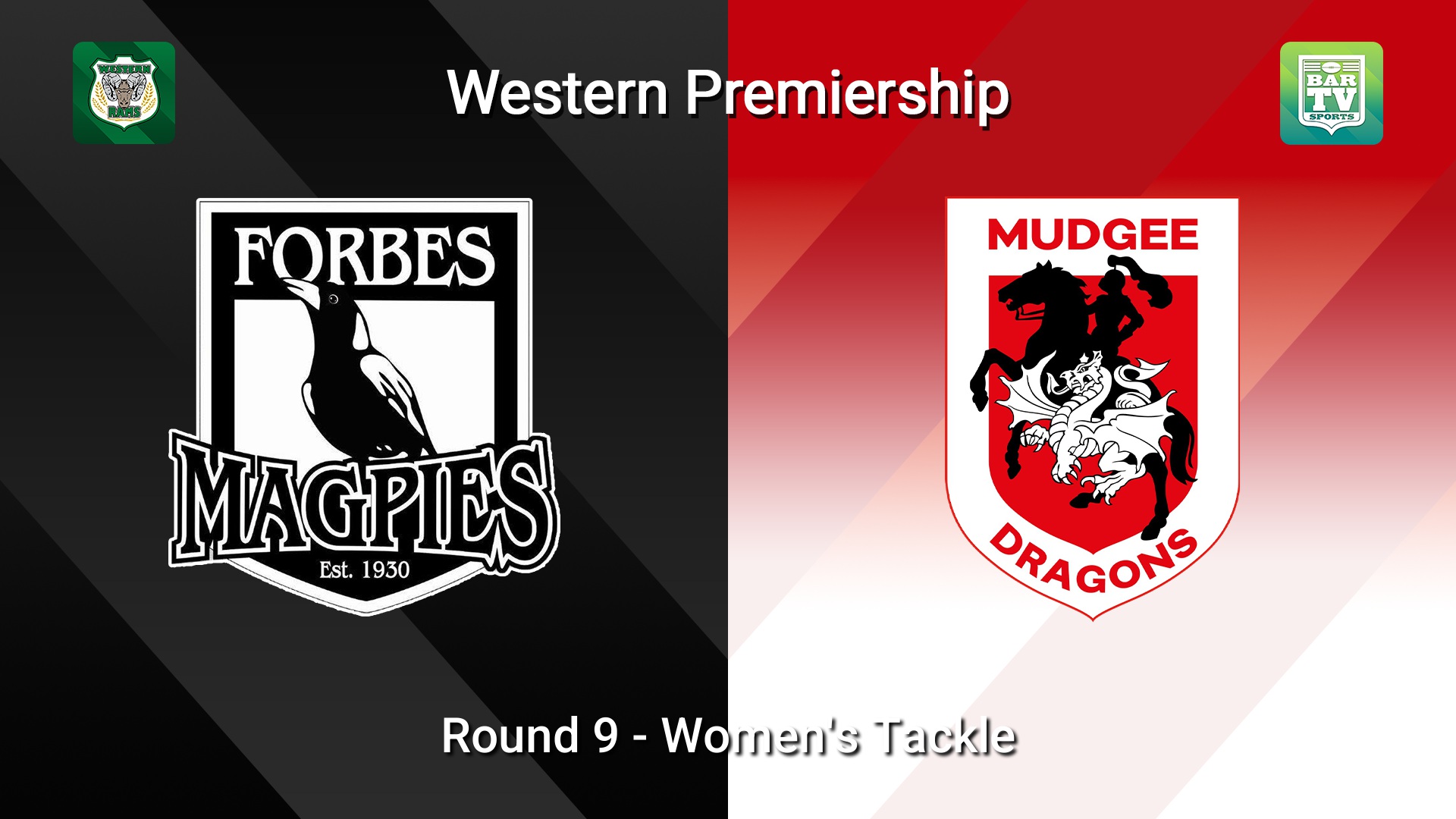 260802-video-Western Premiership Round 9 - Women's Tackle - Forbes Magpies v Mudgee Dragons Minigame Slate Image