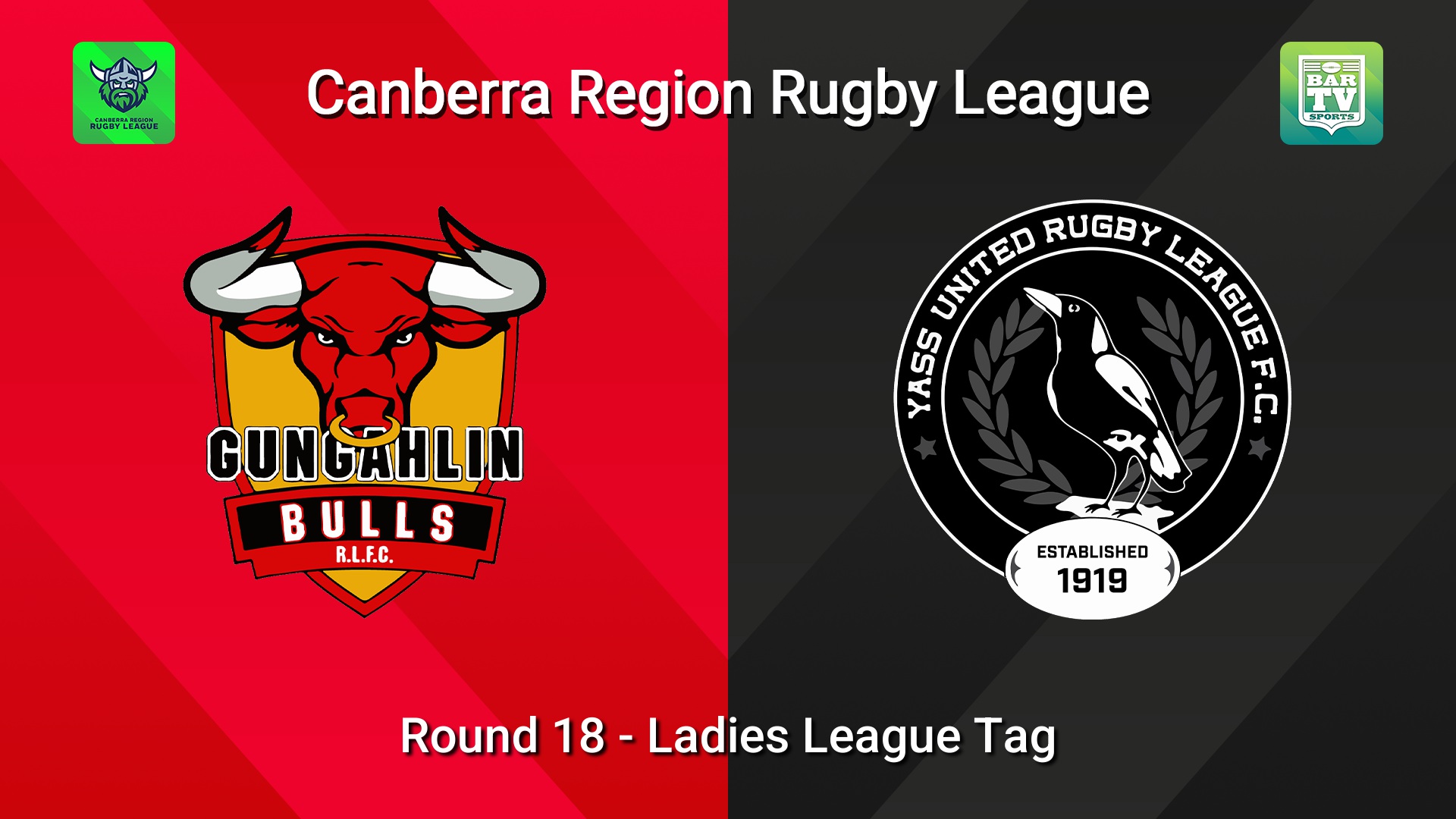 260822-video-Canberra Round 18 - Ladies League Tag - Gungahlin Bulls v Yass Magpies Slate Image