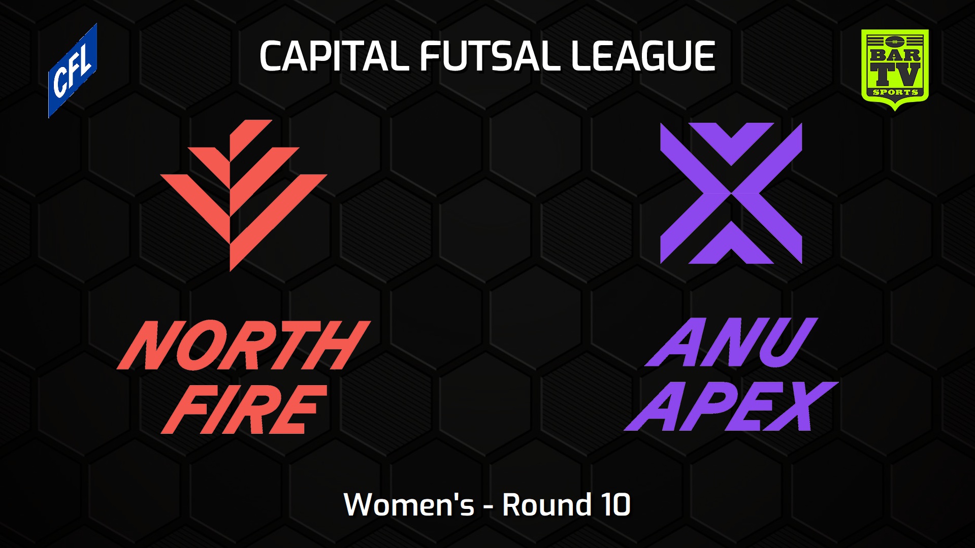 240128-Capital Football Futsal Round 10 - Women's - North Canberra Fire v ANU Apex Slate Image