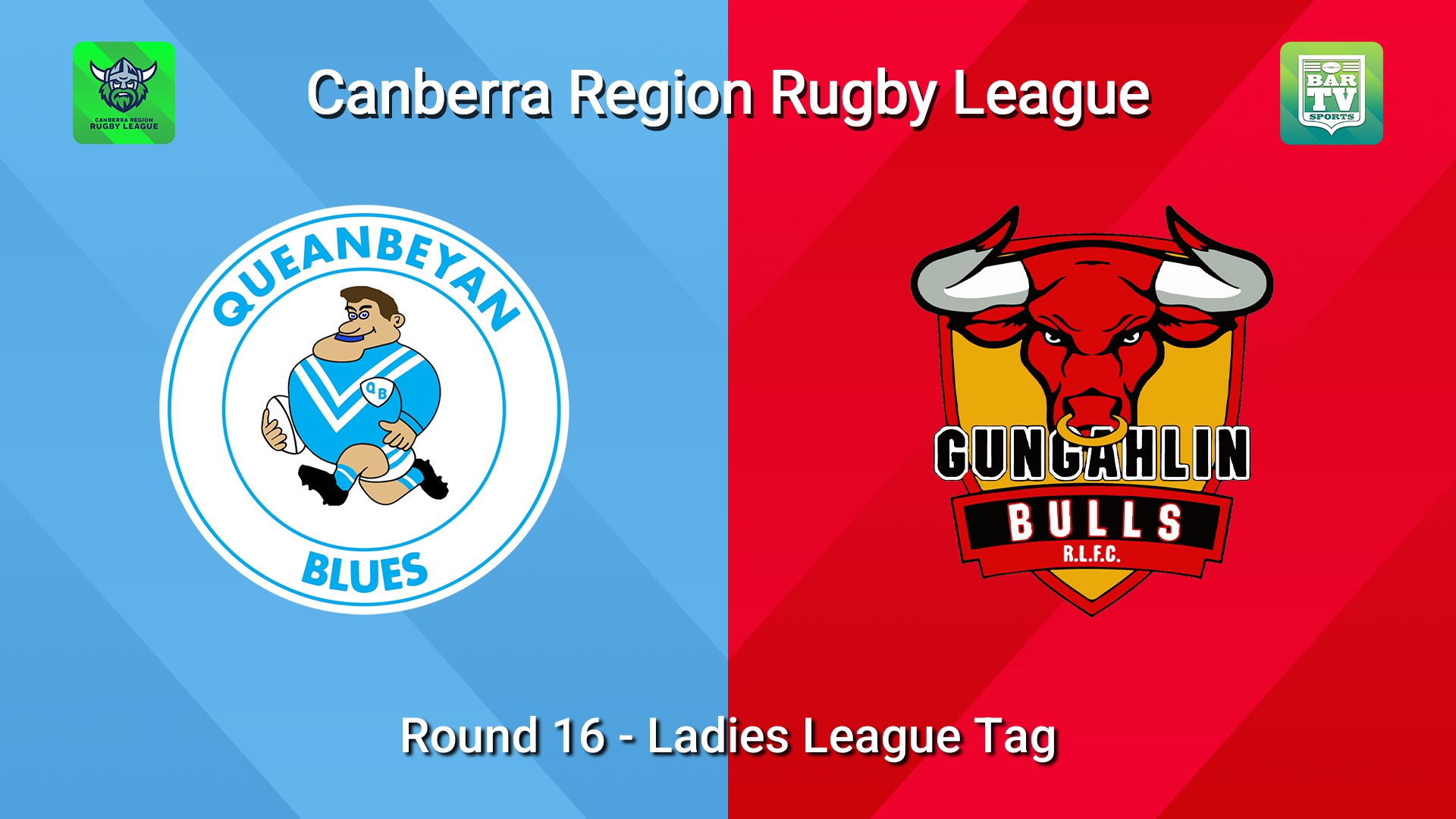 260808-video-Canberra Round 16 - Ladies League Tag - Queanbeyan Blues v Gungahlin Bulls Minigame Slate Image