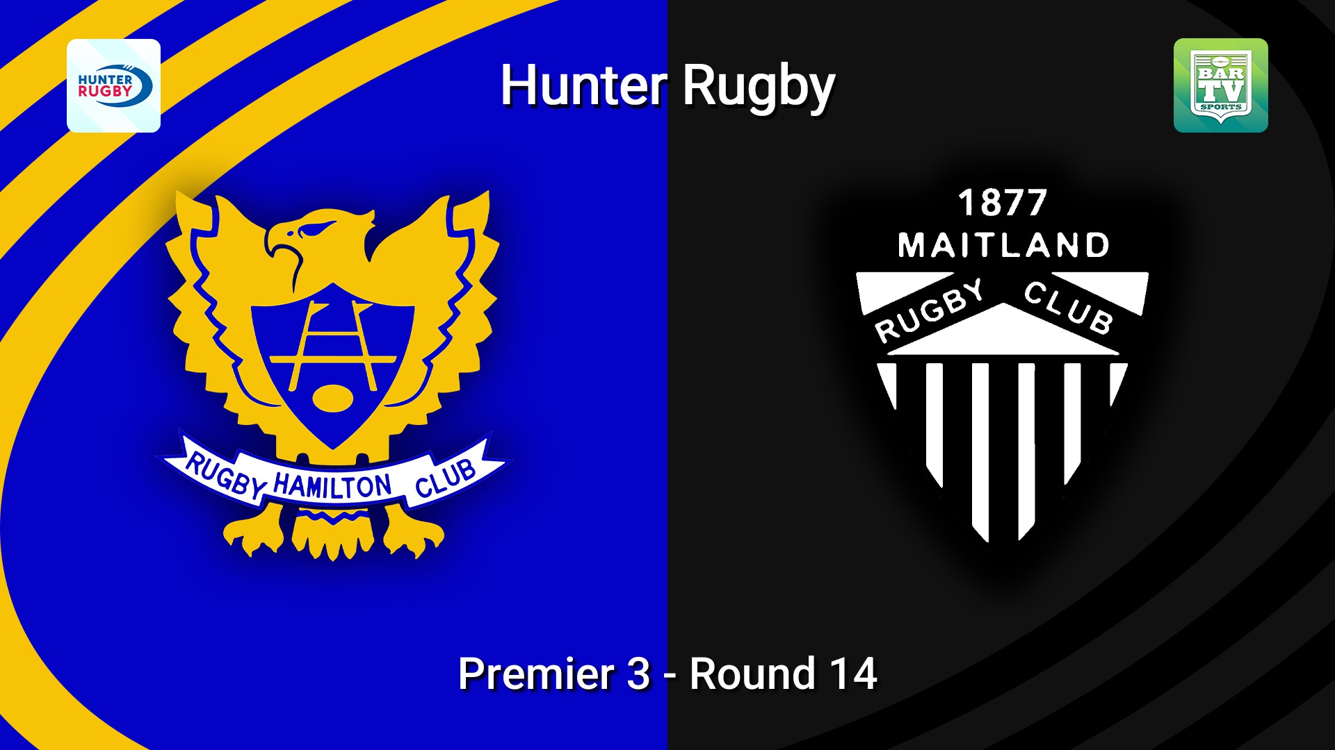 260801-video-Hunter Rugby Round 14 - Premier 3 - Hamilton Hawks v Maitland Slate Image
