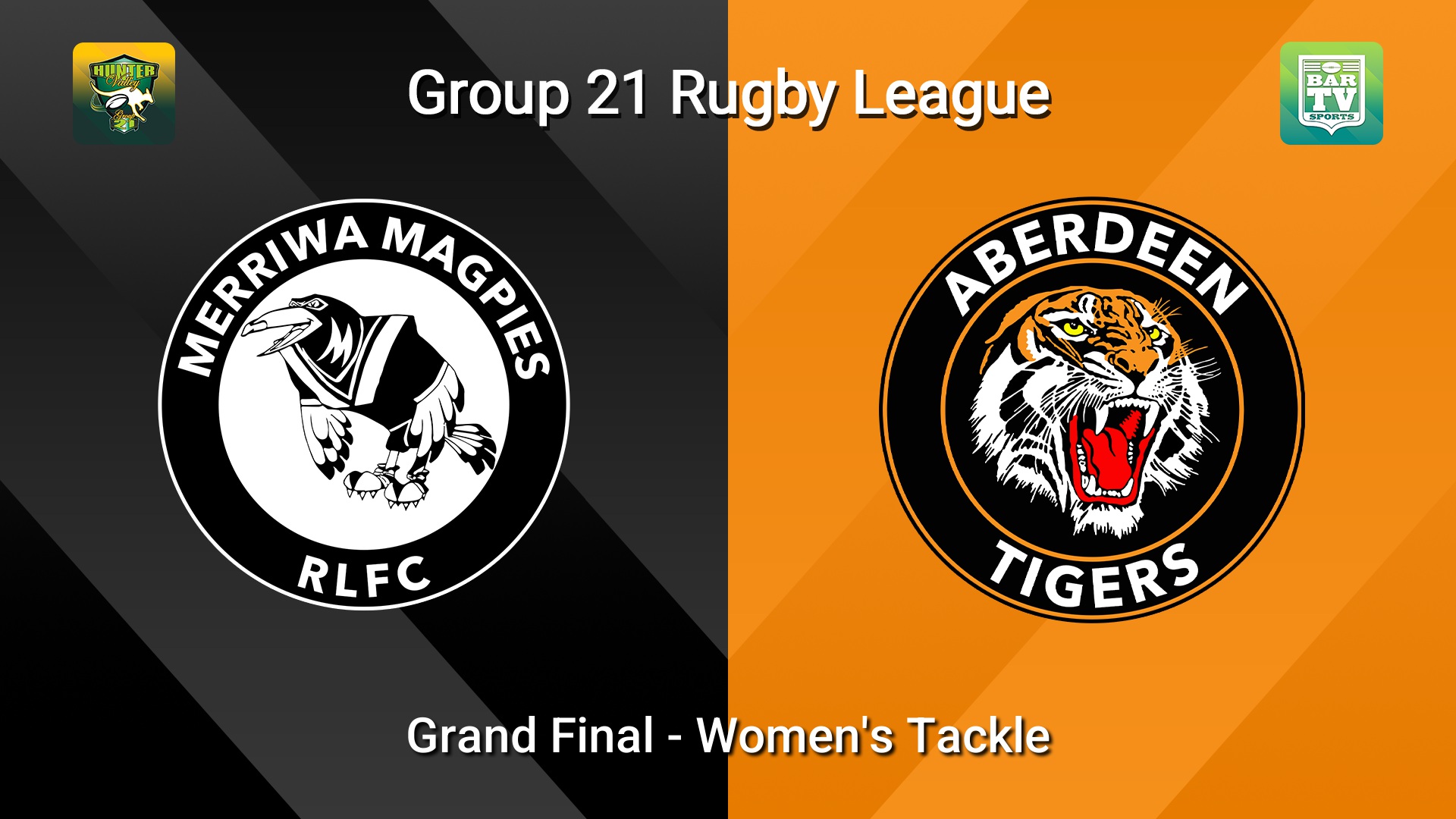 260906-video-Group 21 Rugby League Grand Final - Women's Tackle - Merriwa Magpies v Aberdeen Tigers Slate Image
