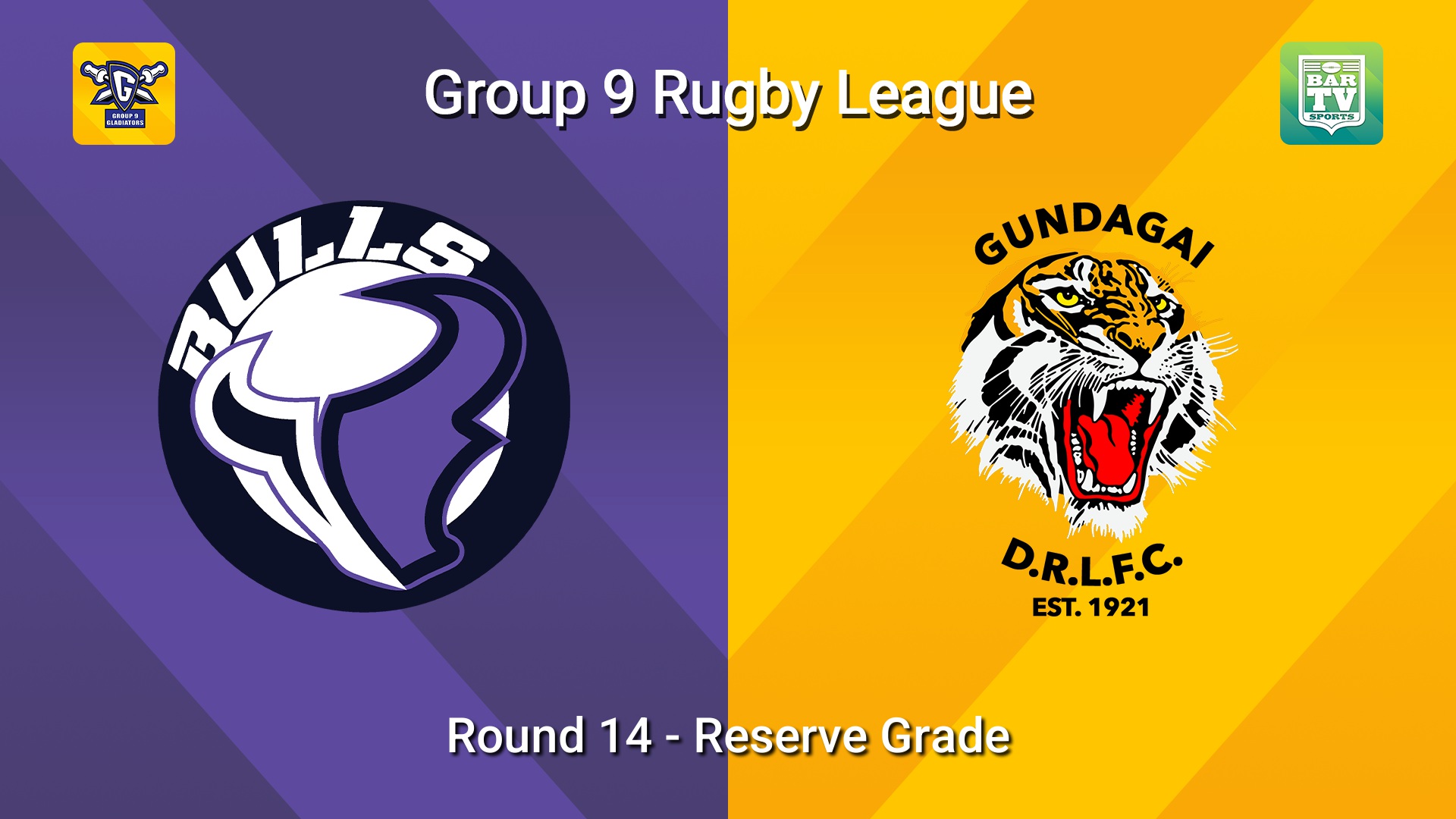 260808-video-Group 9 RL Round 14 - Reserve Grade - South City Bulls v Gundagai Tigers Slate Image