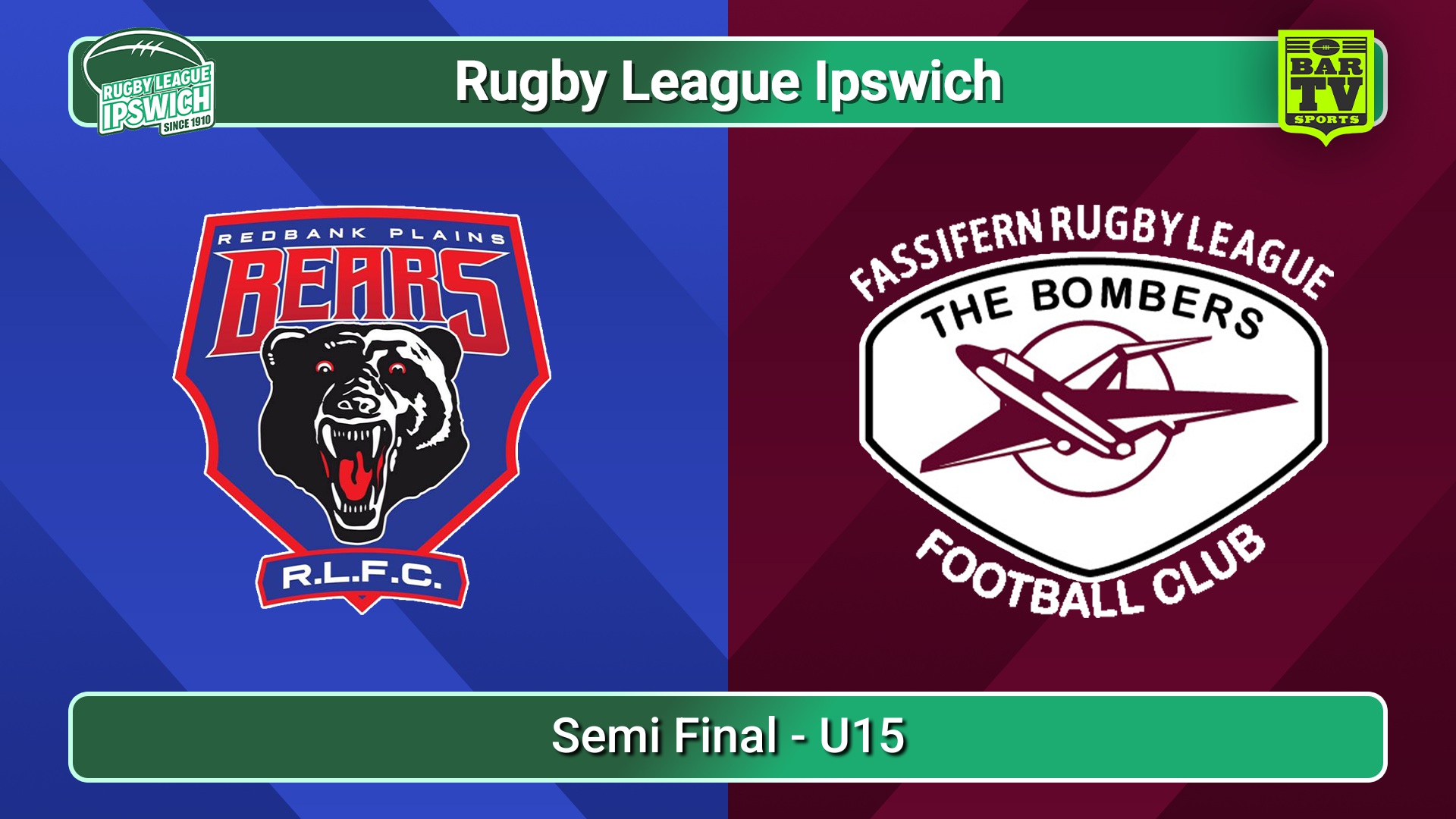 250831-video-Rugby League Ipswich Semi Final - U15 - Redbank Plains Juniors v Fassifern Bombers Slate Image