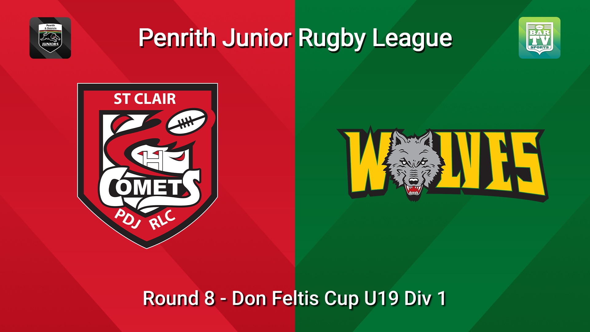 260614-video-Penrith & District Junior Rugby League Round 8 - Don Feltis Cup U19 Div 1 - St Clair v Windsor Wolves Slate Image