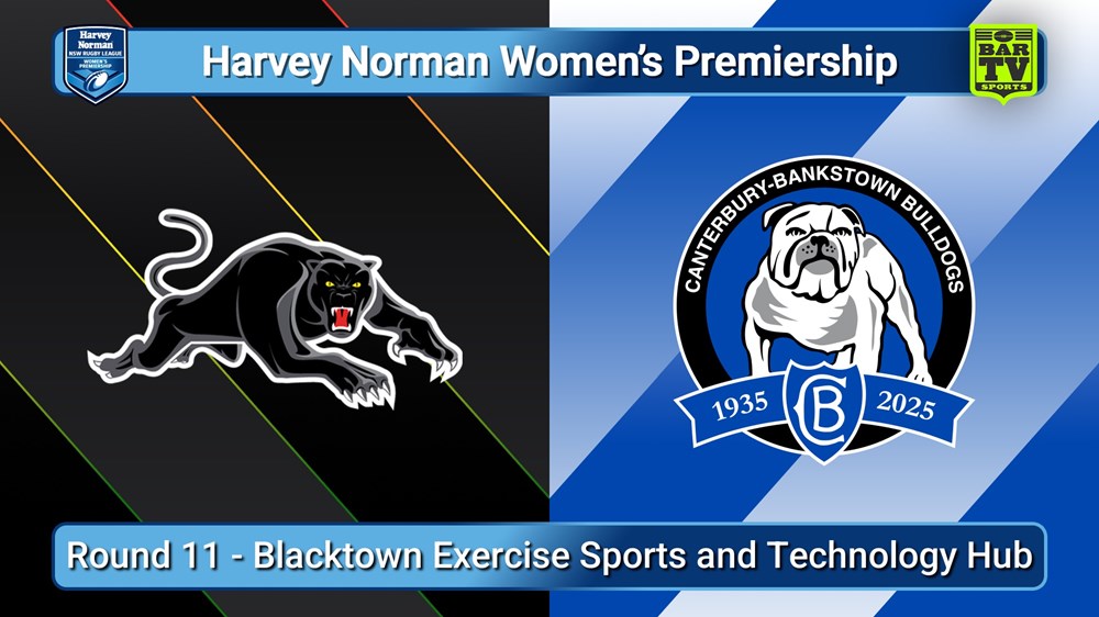 250913-video-Harvey Norman NSW Women's Premiership Round 11 - Penrith Panthers v Canterbury-Bankstown Bulldogs Slate Image