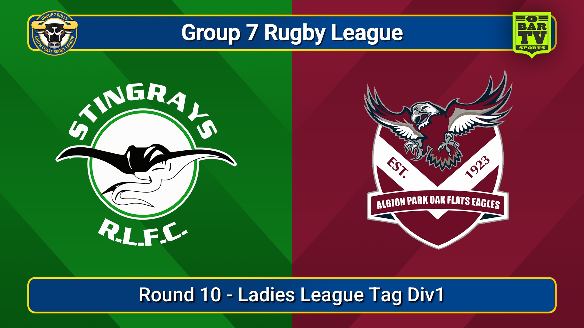 250622-video-South Coast Round 10 - Ladies League Tag Div1 - Stingrays of Shellharbour v Albion Park Oak Flats Slate Image