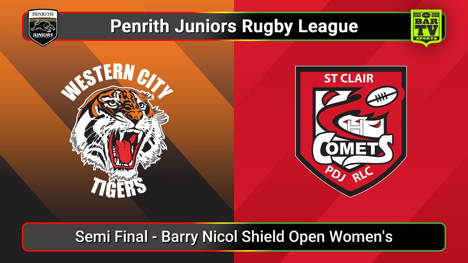 250817-video-Penrith & District Junior Rugby League Semi Final - Barry Nicol Shield Open Women's - Western City Tigers v St Clair Slate Image