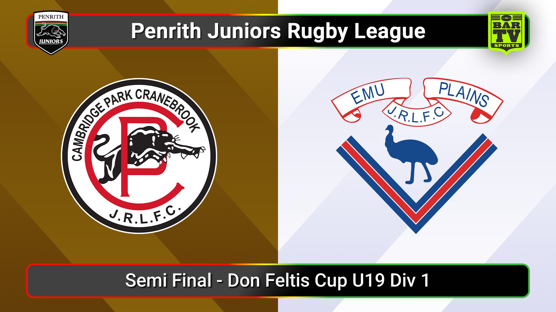 250831-video-Penrith & District Junior Rugby League Semi Final - Don Feltis Cup U19 Div 1 - Cambridge Park v Emu Plains Slate Image
