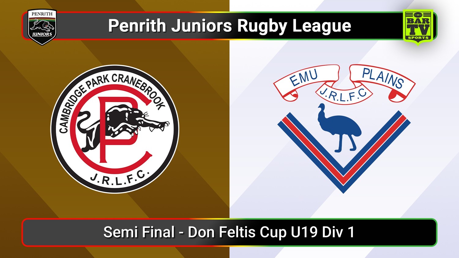 250831-video-Penrith & District Junior Rugby League Semi Final - Don Feltis Cup U19 Div 1 - Cambridge Park v Emu Plains Slate Image