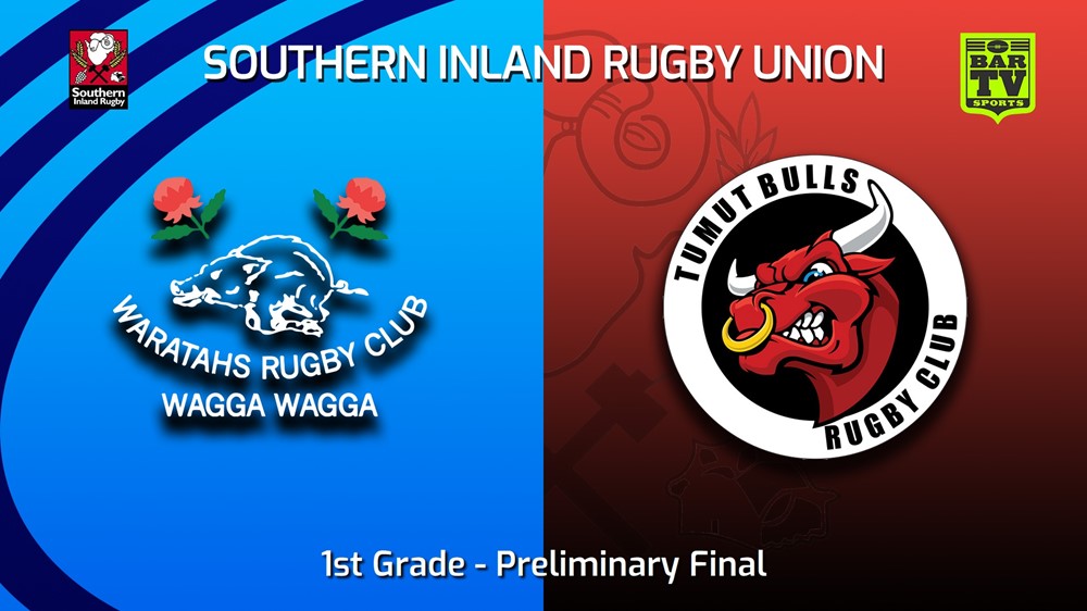 250823-video-Southern Inland Rugby Union Preliminary Final - 1st Grade - Wagga Waratahs v Tumut Bulls Slate Image