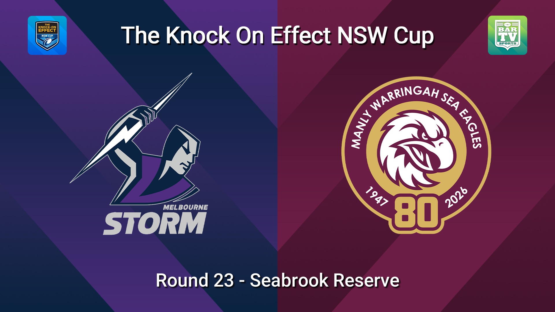 260809-video-The Knock-On Effect NSW Cup Round 23 - Melbourne Storm v Manly Warringah Sea Eagles Minigame Slate Image