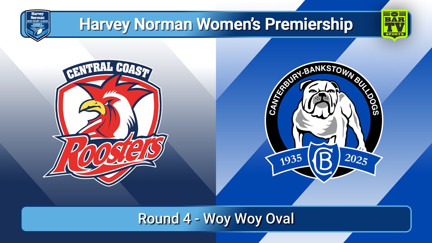 250727-video-Harvey Norman NSW Women's Premiership Round 4 - Central Coast Roosters v Canterbury-Bankstown Bulldogs Slate Image
