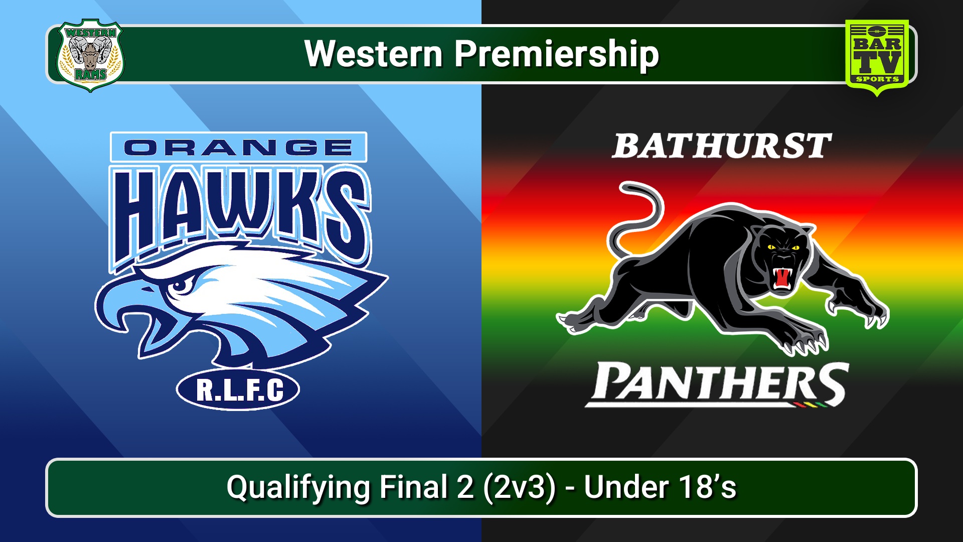 250816-video-Western Premiership Qualifying Final 2 (2v3) - Under 18’s - Orange Hawks v Bathurst Panthers Slate Image